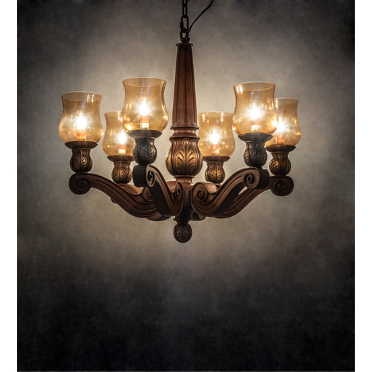 30' Wide Kendall 6 Light Chandelier