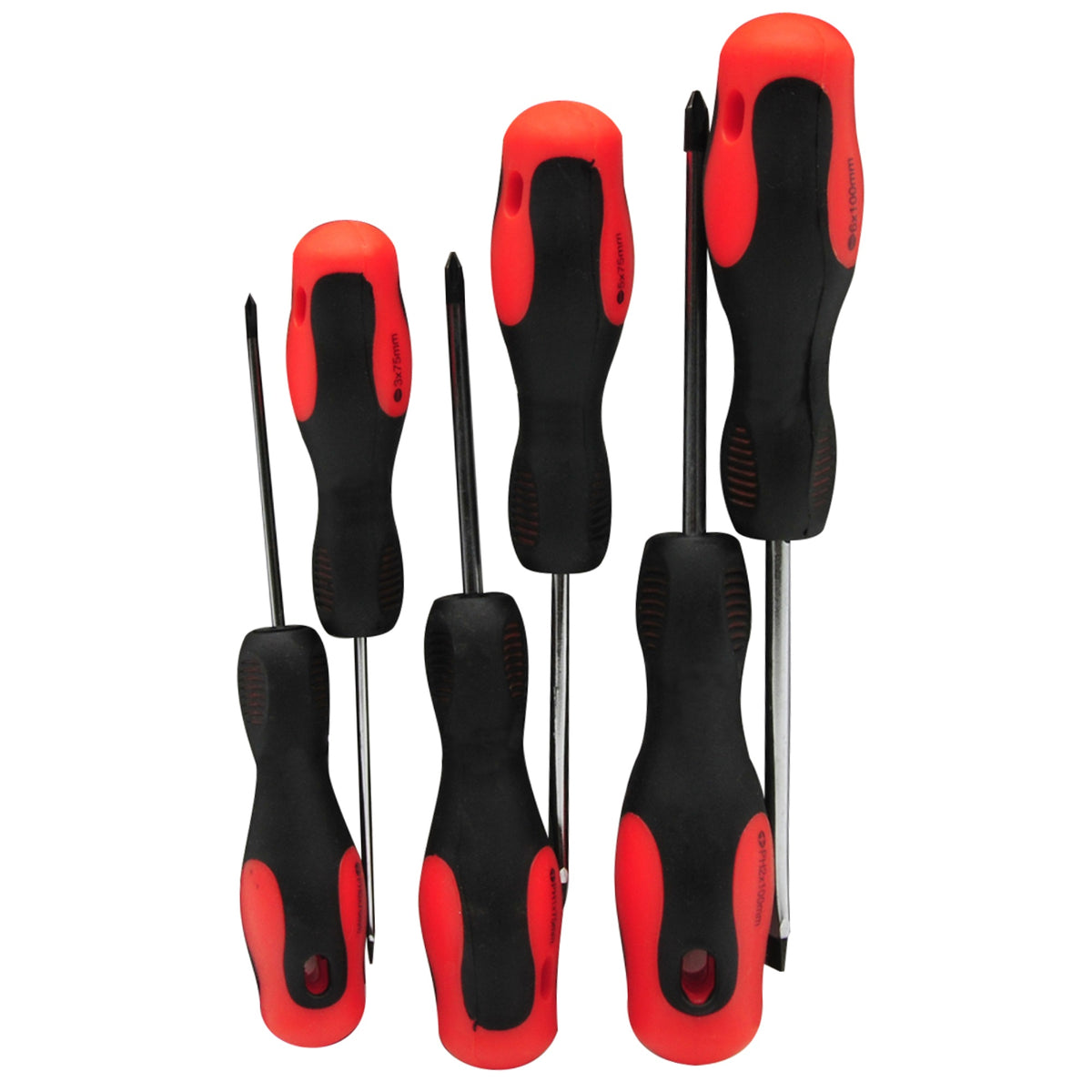 6 Pc Screwdriver Set  5Ct  Pdq