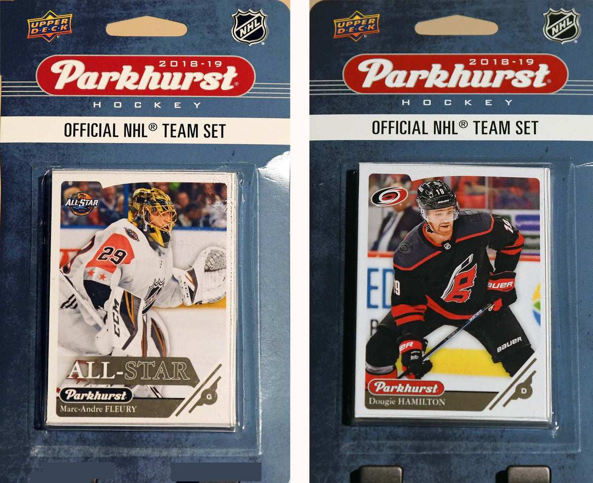 Nhl Carolina Hurricanes 2018-19 Parkhurst Team Set And An All-Star Set
