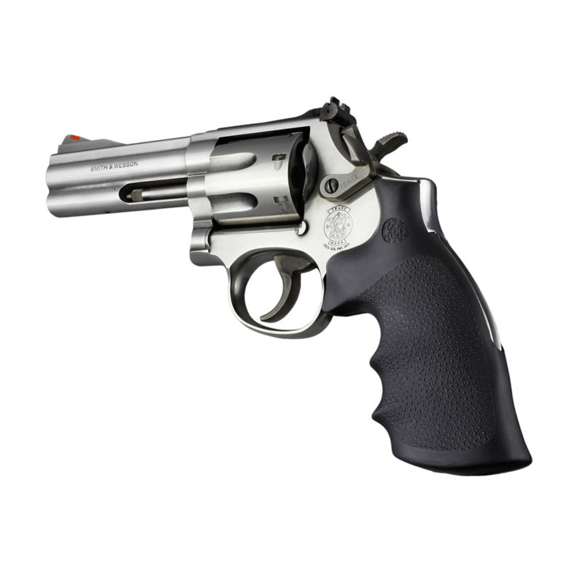 Hogue S&W Kl Frame Round Butt Rubber Conversion Monogrip Black