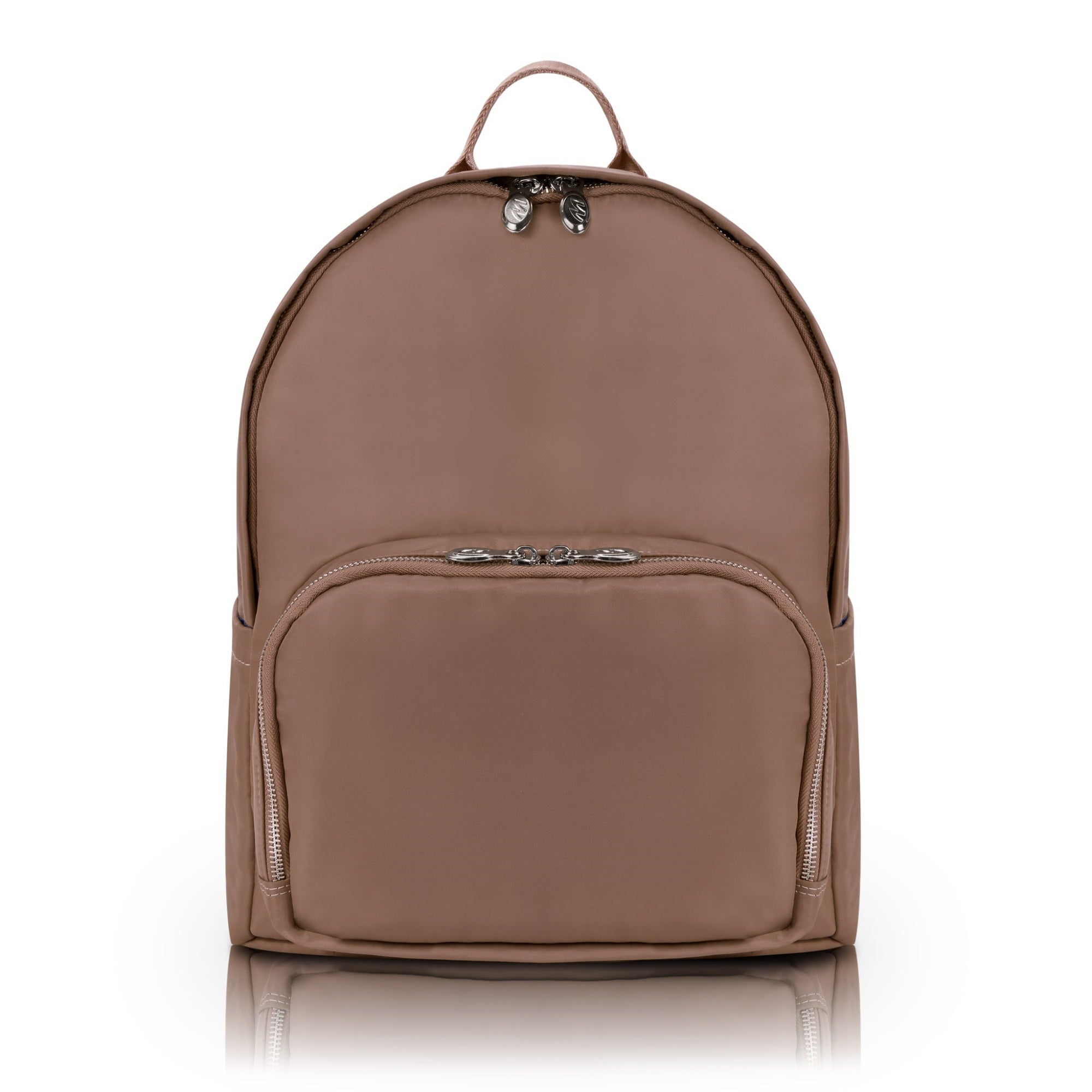 N Series | Neosport | 15 Nylon Classic U Shape Laptop Backpack - Khaki