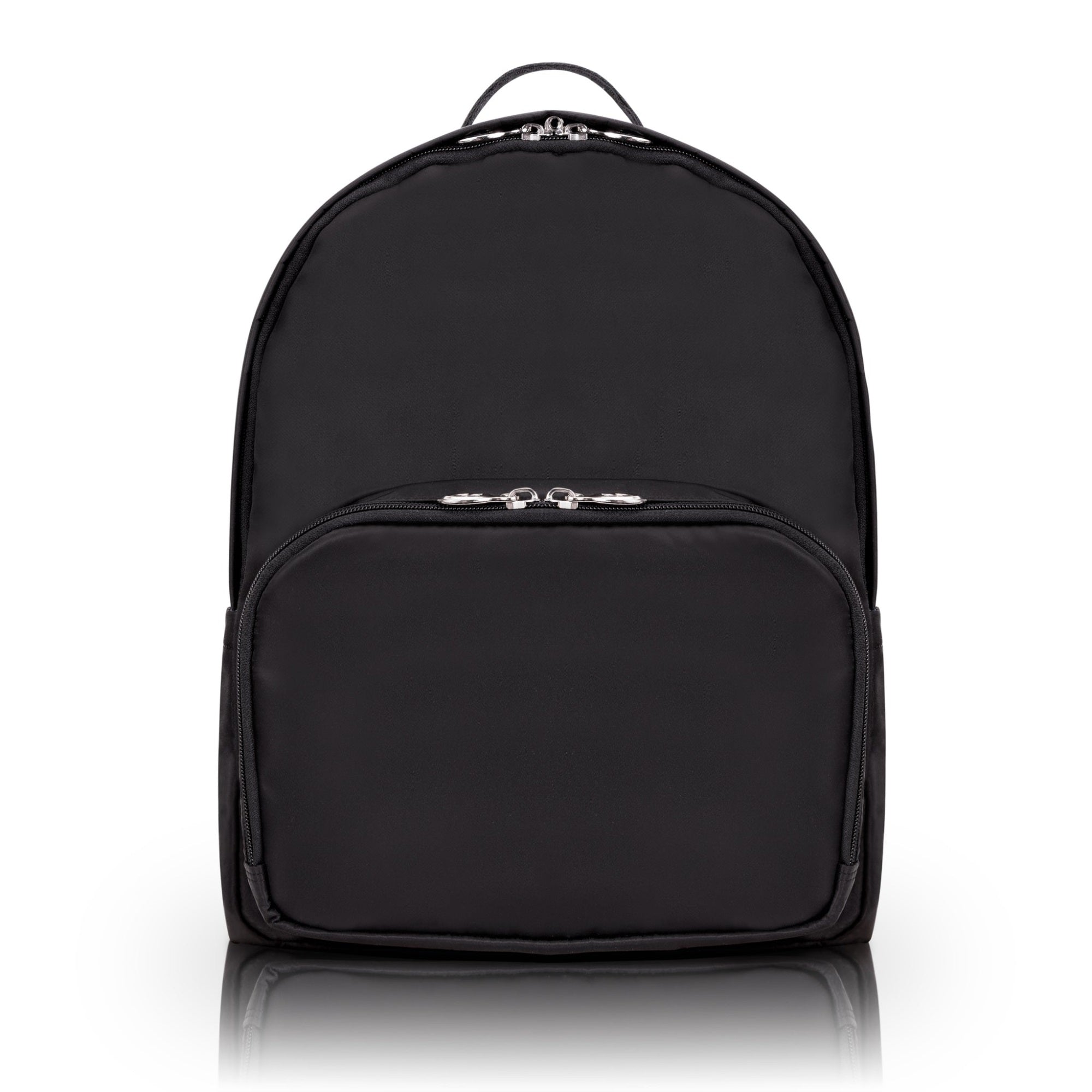 N Series | Neosport | 15 Nylon Classic U Shape Laptop Backpack - Black