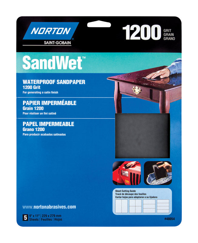 9 X 11 Wet Sand Sheet 1200 Grit (5)