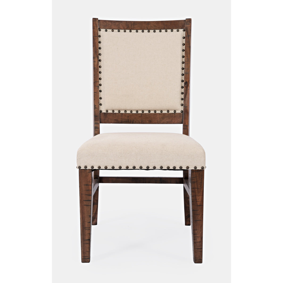 Fairview Transitional Solid Wood Upholstered Side Chair (Set Of 2)