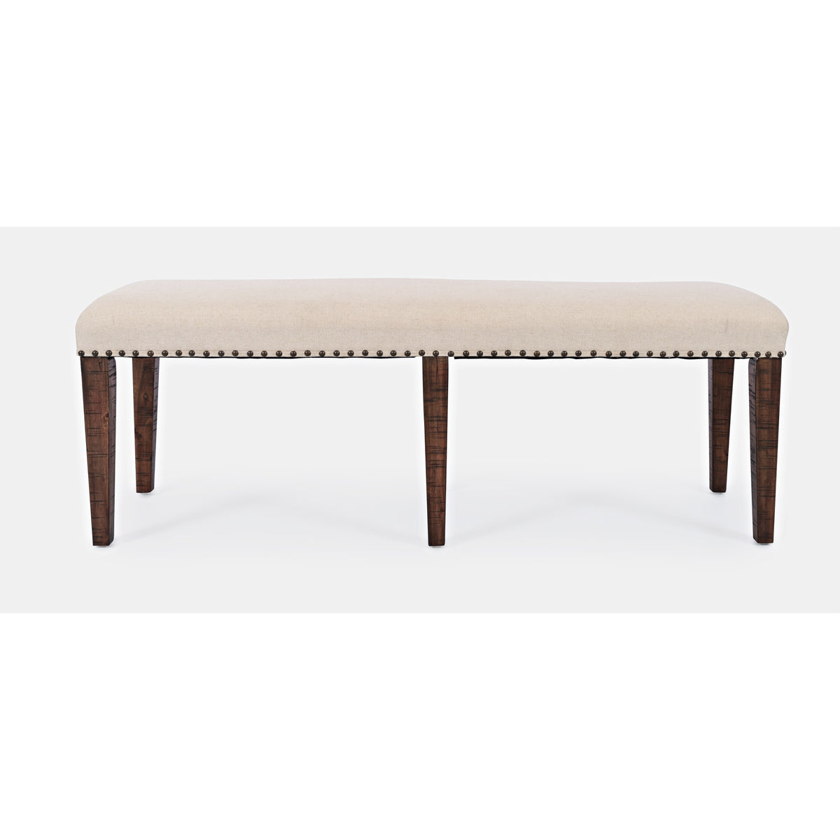 Fairview Transitional 52' Backless Upholstered Dining Bench