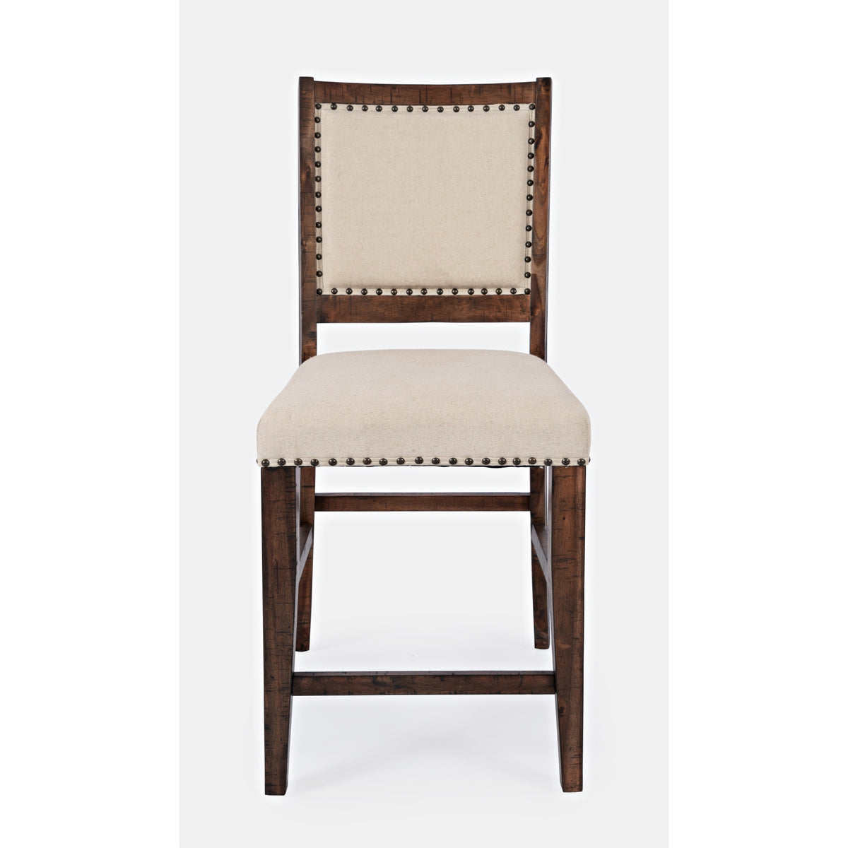 Fairview Transitional Upholstered Counter Stool (Set Of 2)