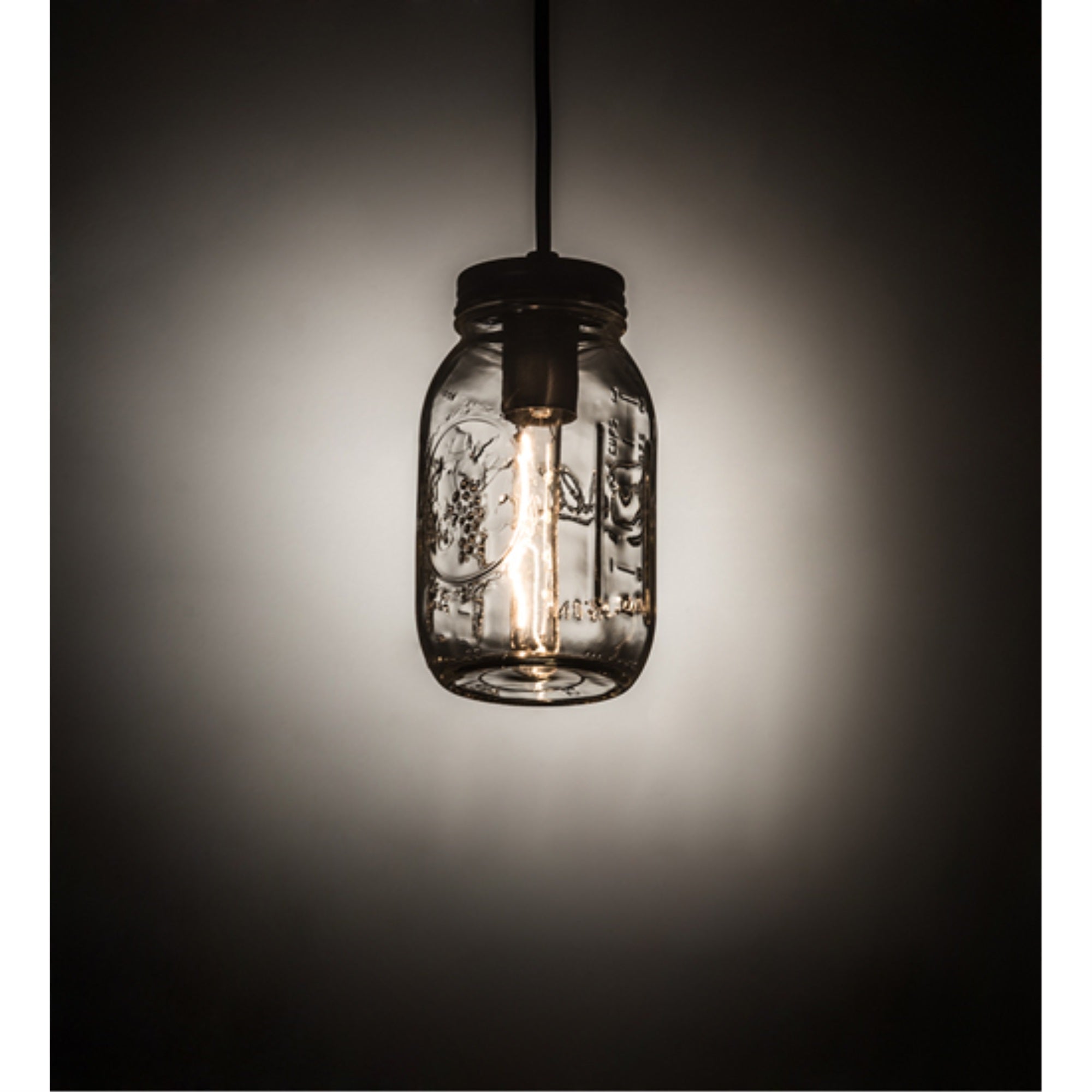 3.75' Wide Mason Jar Mini Pendant