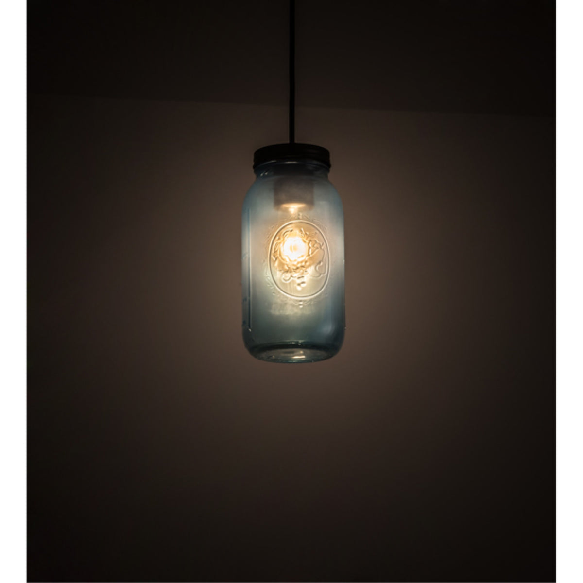 5' Wide Mason Jar 1 Lt Pendant