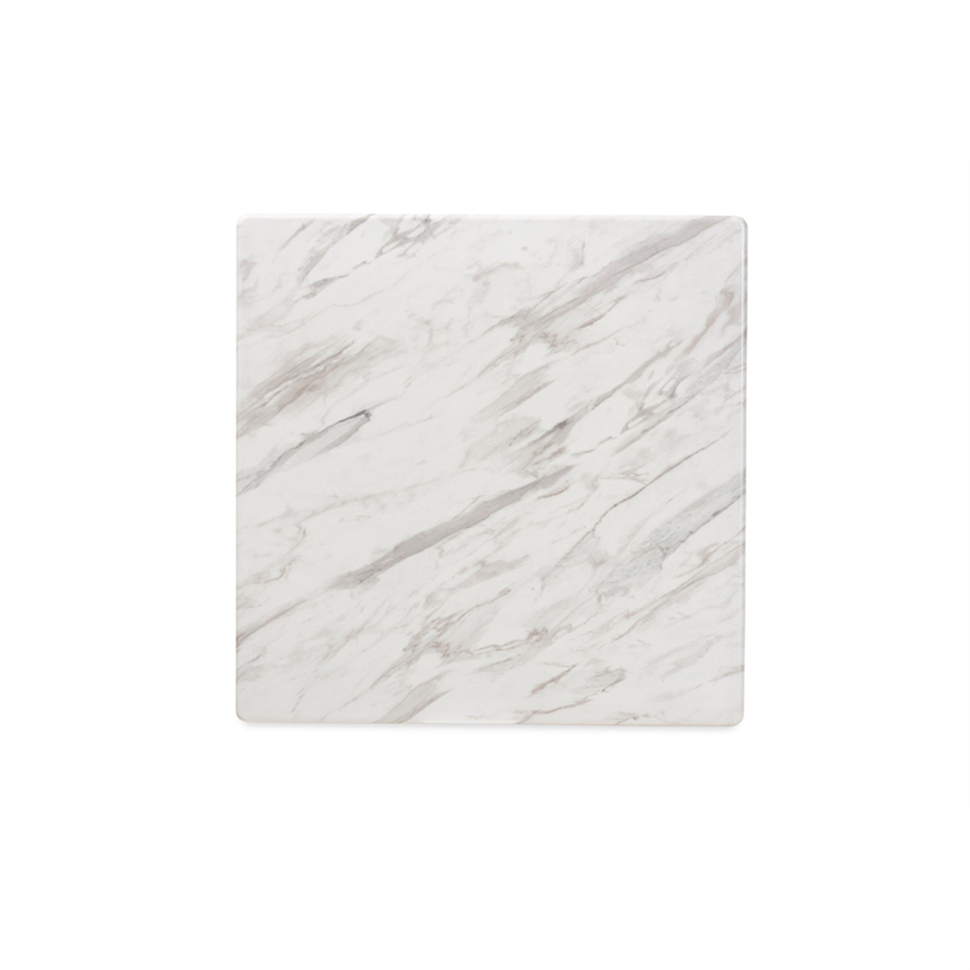 Baxton Studio Kaylee Mid-Century Modern Transitional Walnut Brown Finished Wood Dining Table With Faux Marble Tabletop