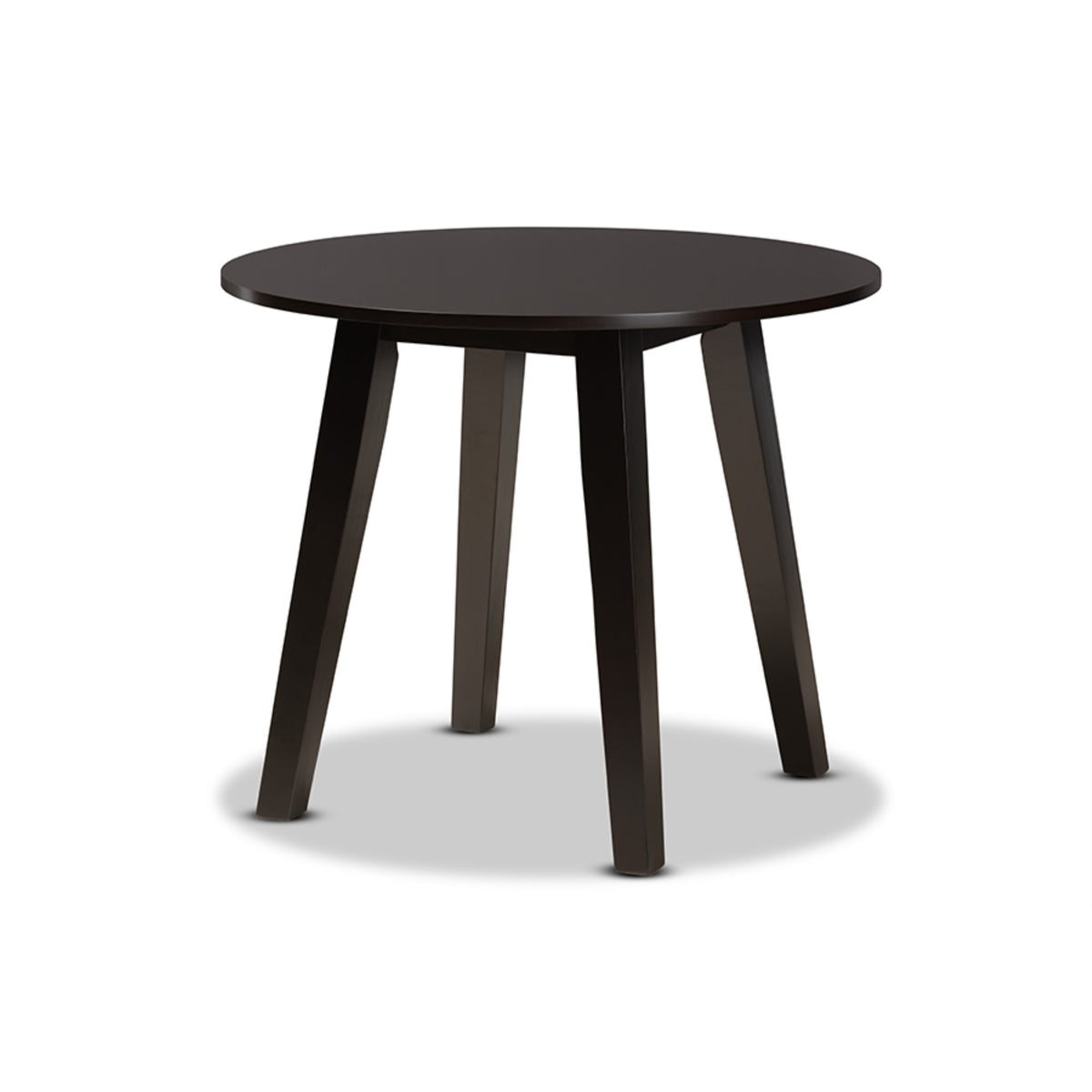 Baxton Studio Zala Modern And Contemporary Dark Brown Finished Wood 5-Piece Dining Set