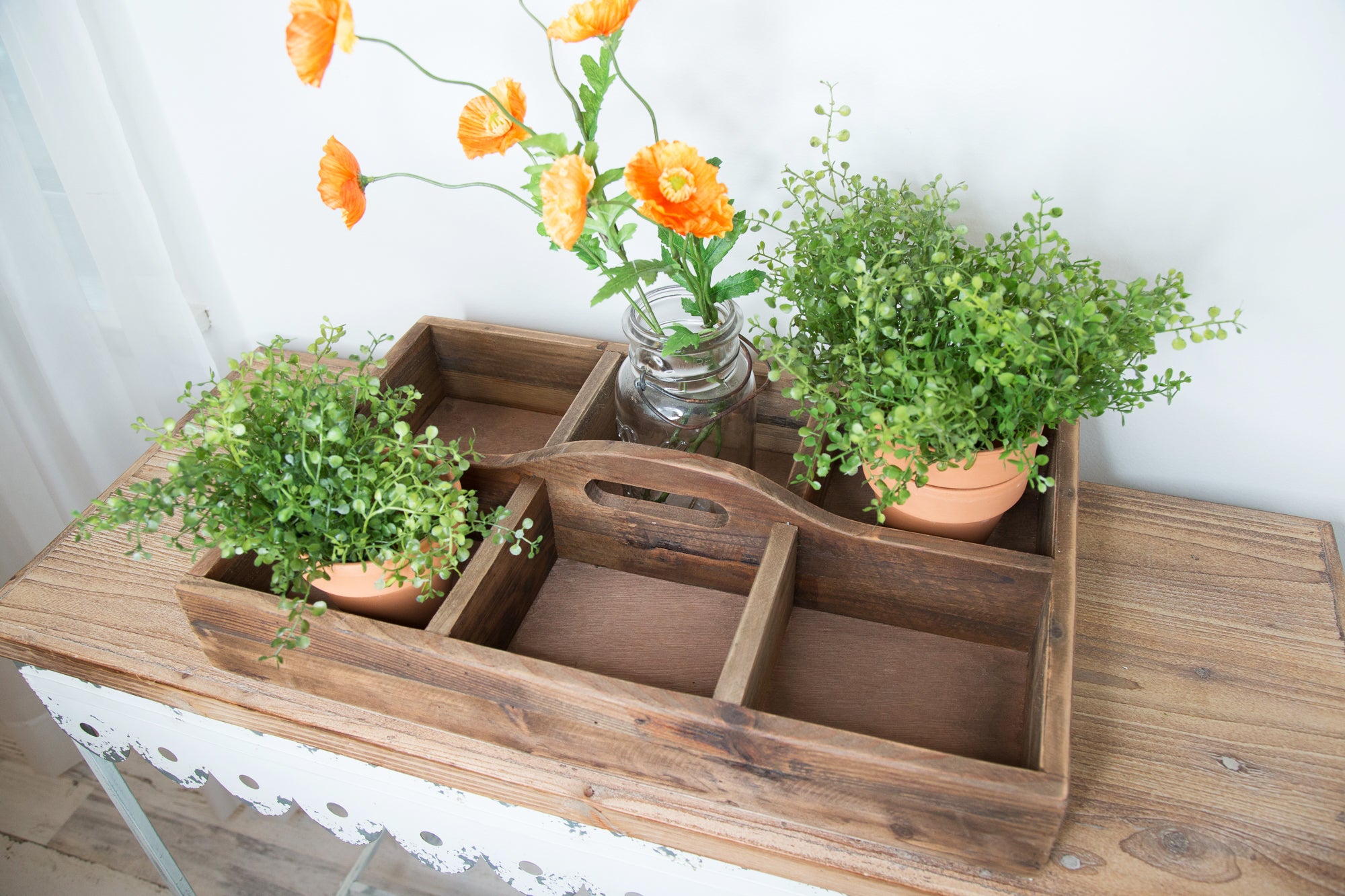 Flat Wood Caddy