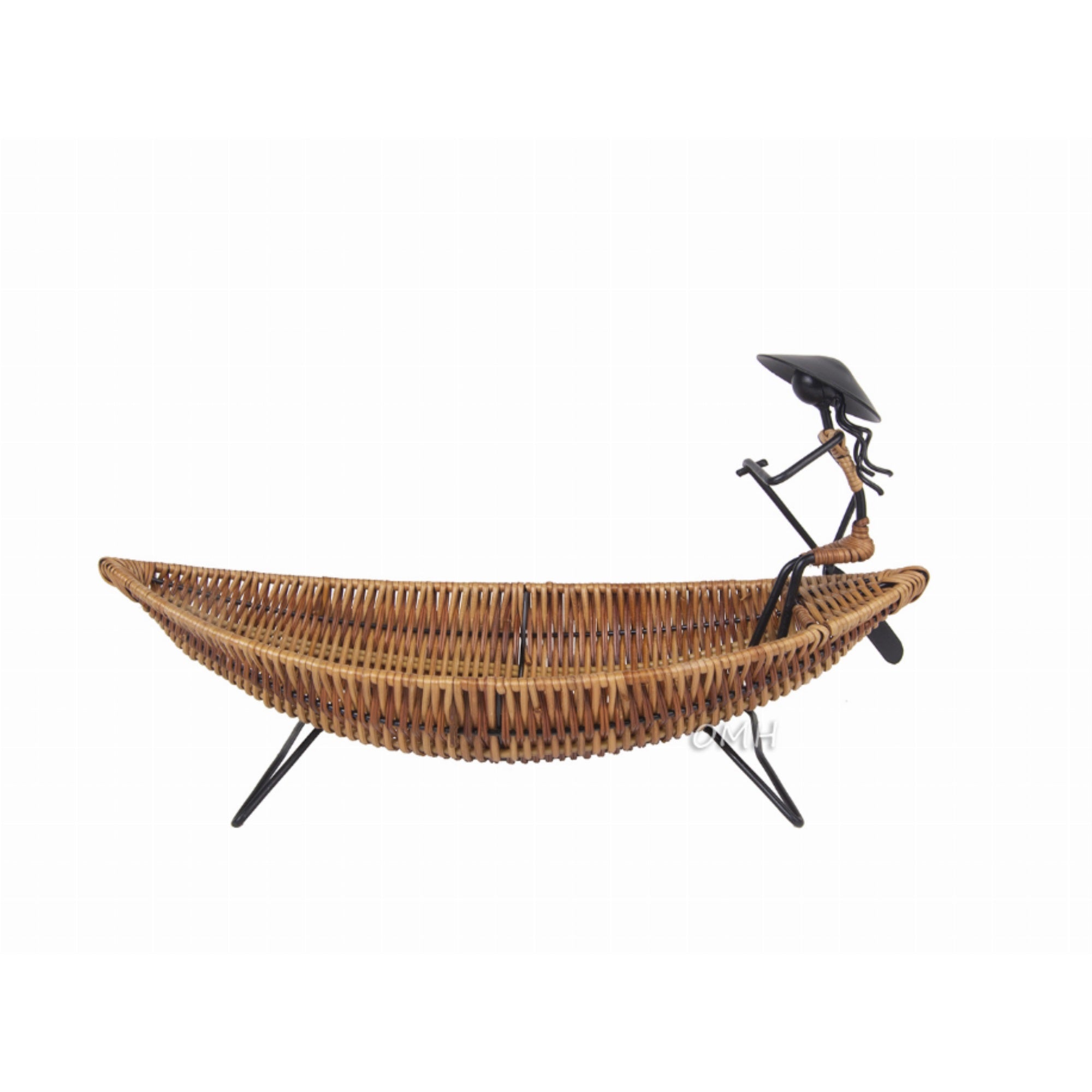 Asian Style Tranquility Boat Basket