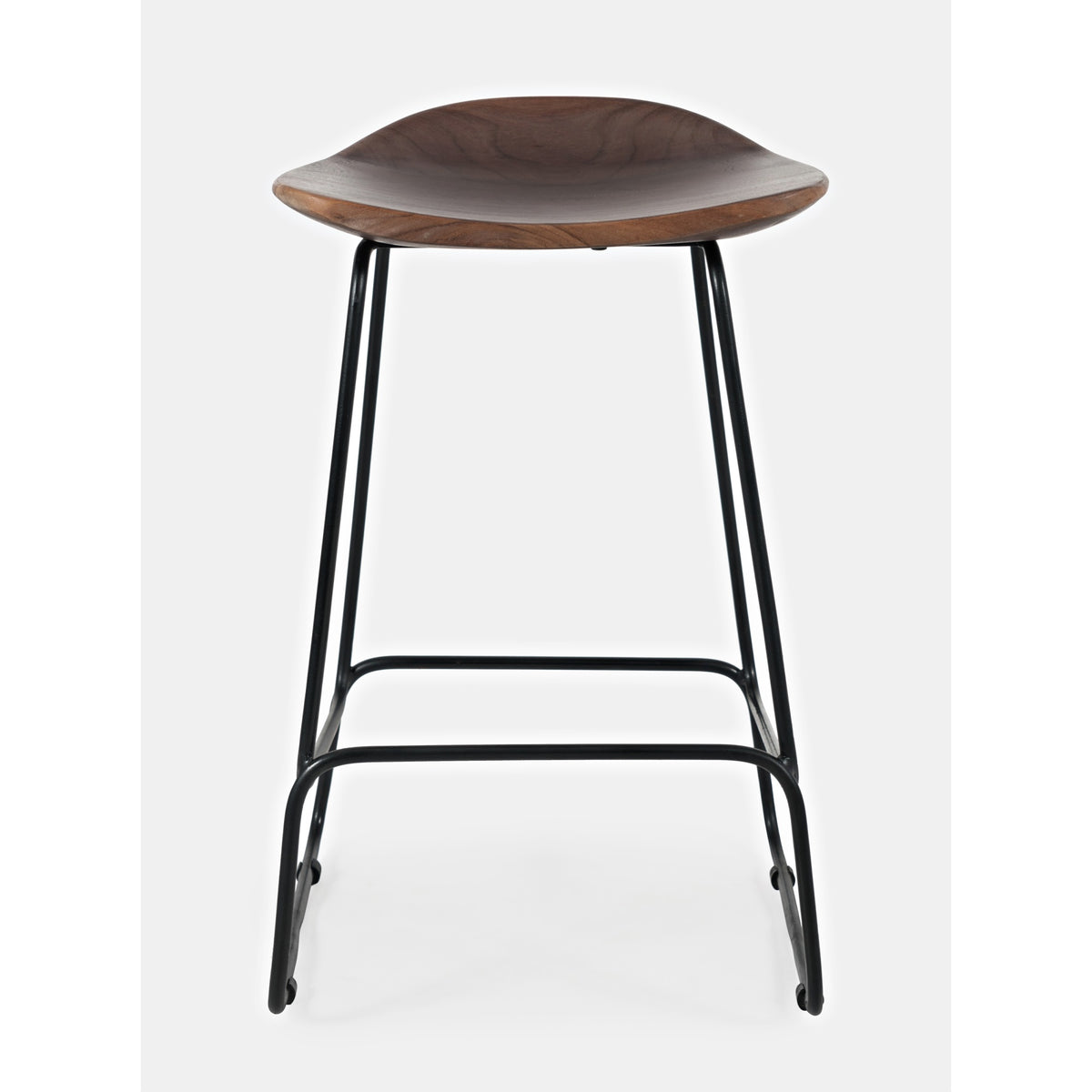 Nature'S Edge Solid Acacia Counter Height Backless Stool (Set Of 2)