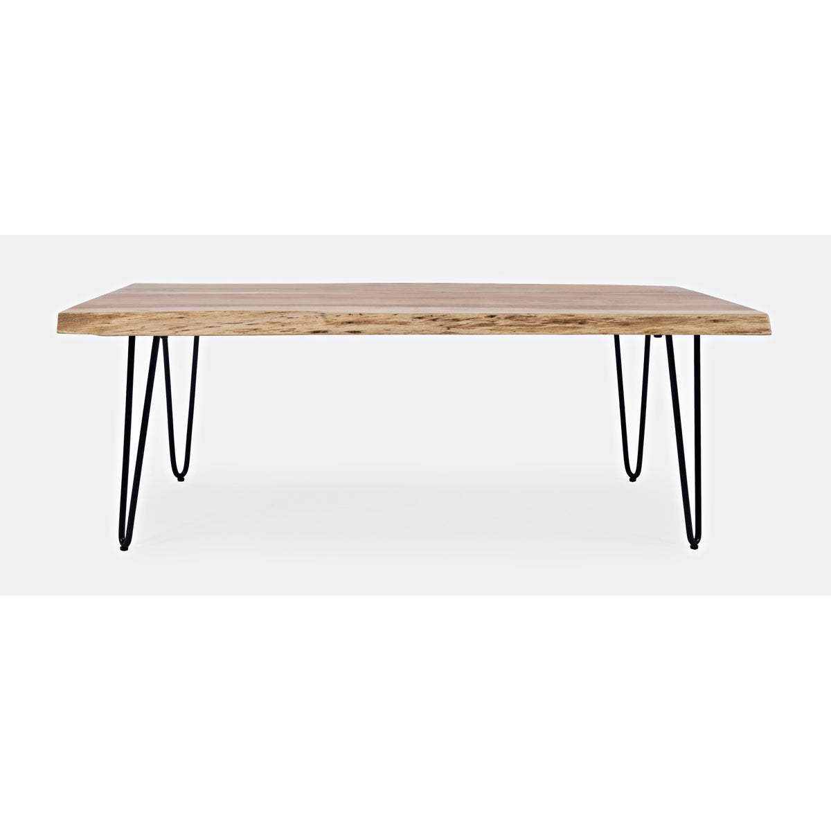 Nature'S Edge 50'' Modern Solid Wood Live Edge Coffee Table