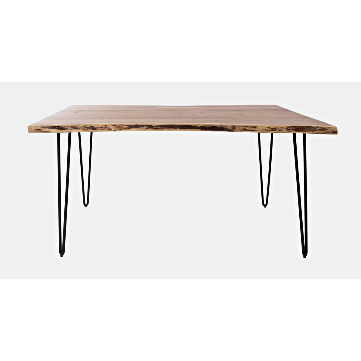 Nature'S Edge 60' Solid Wood Modern Live Edge Dining Table