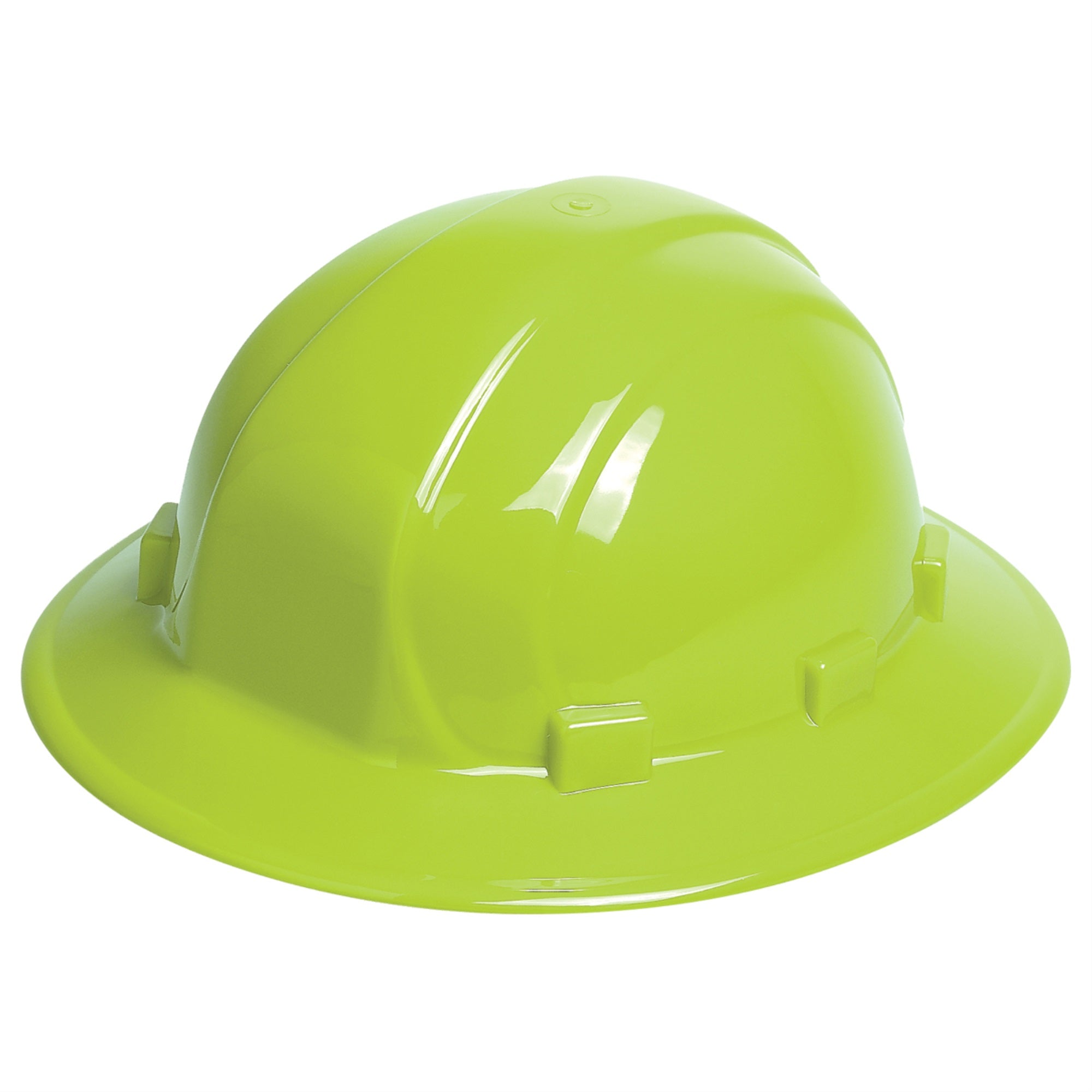 Full Brim Hi-Viz Lime Hard Hat