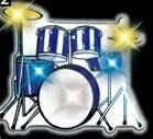 Drum Set Flashing Body Light Lapel Pins