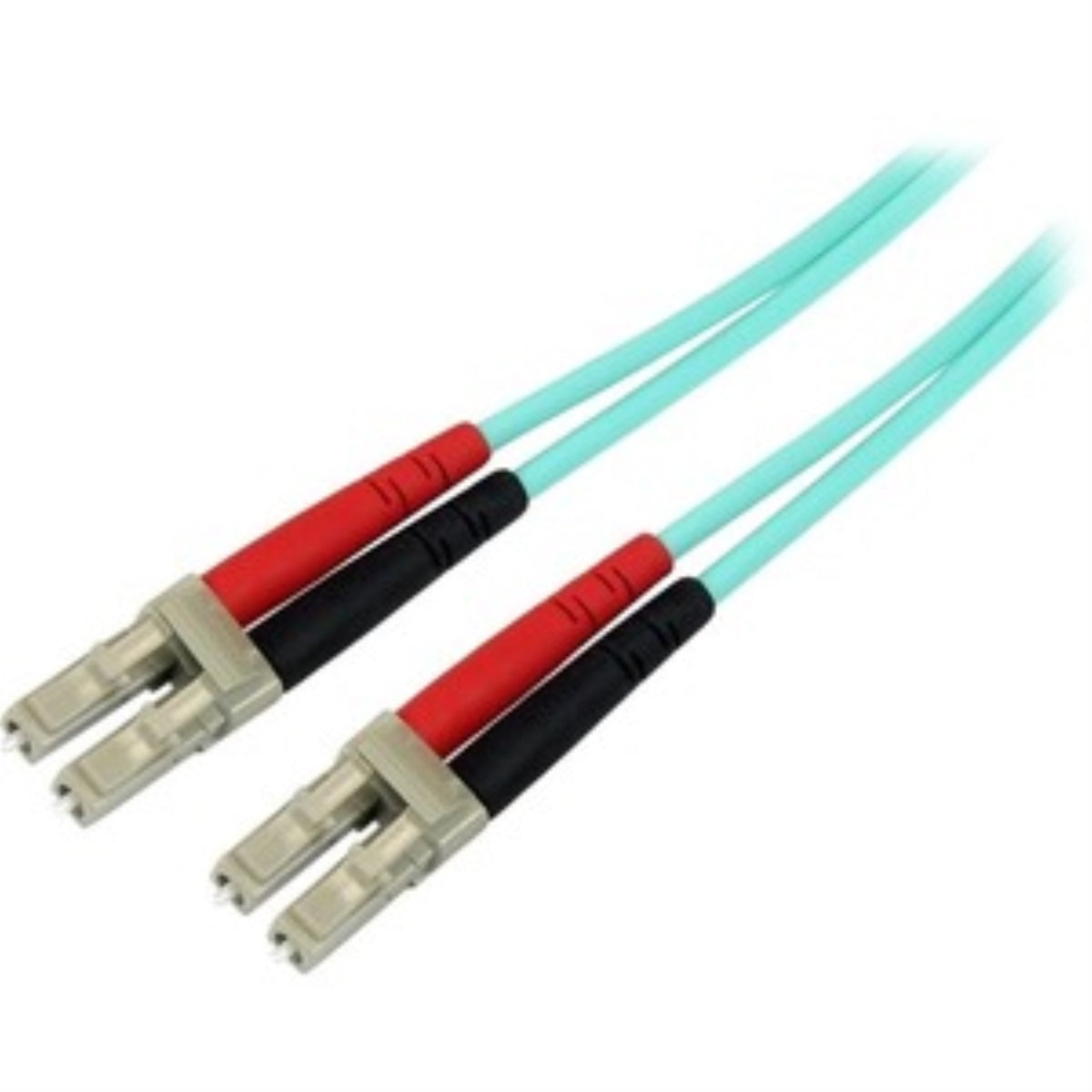 3M Om4 Fiber Optic Cable Lc To Lc Fiber Patch Cable Aqua