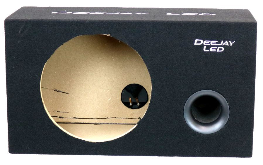 Single Heavy Duty Empty Ported Car Speaker Box For One 12-In Woofer