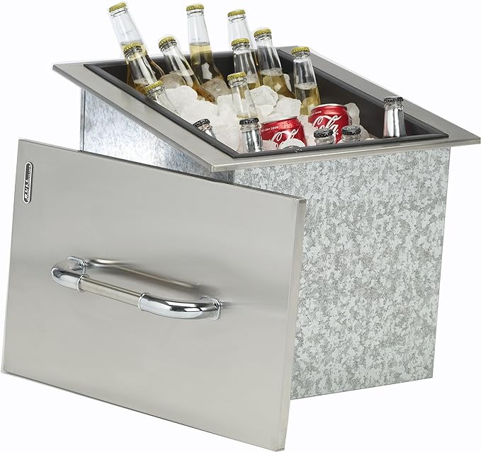 Bull Outdoor Products Stainless Steel Drop in Ice Chest 16.75″ x 21.5″
