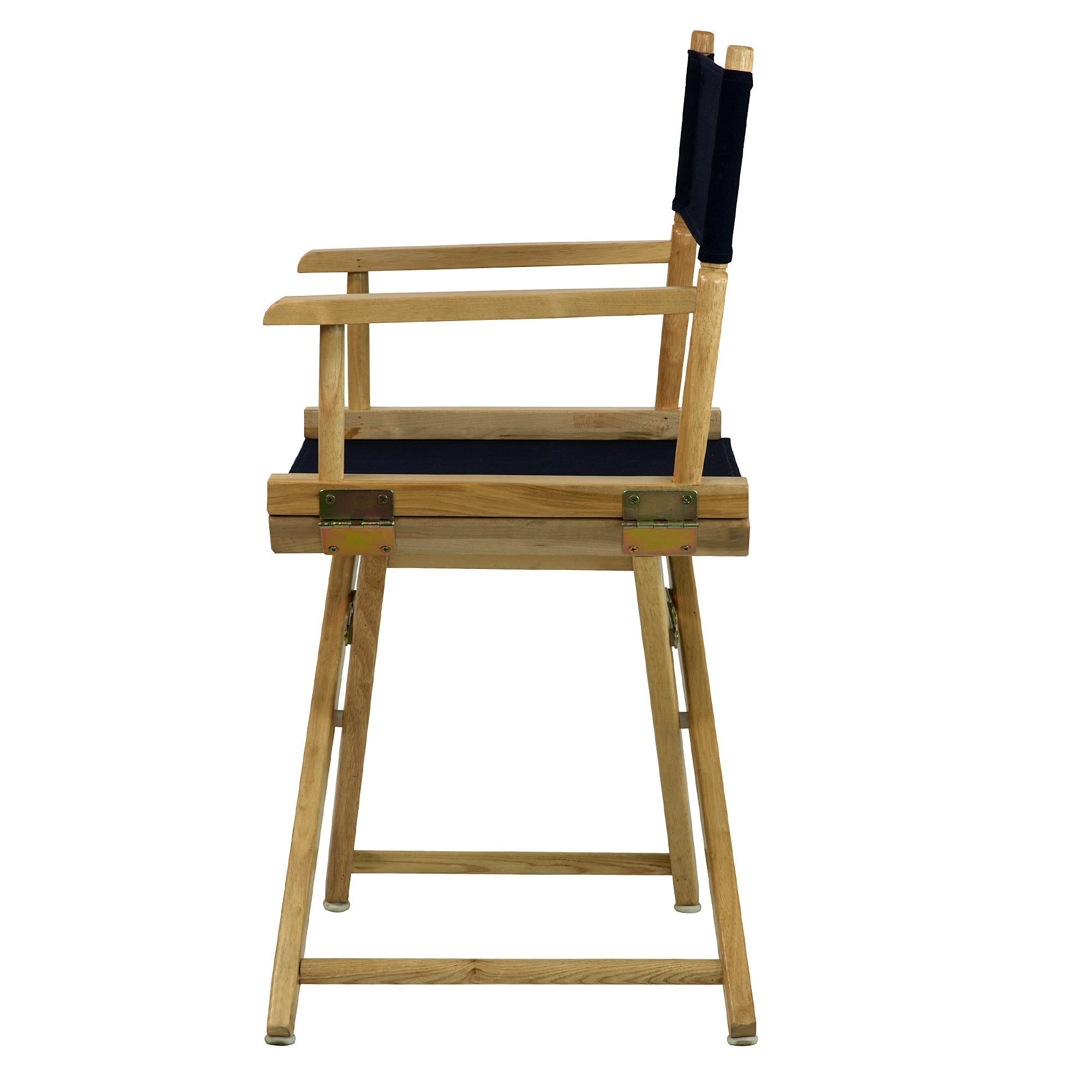 18' Director'S Chair Natural Frame-Navy Blue Canvas