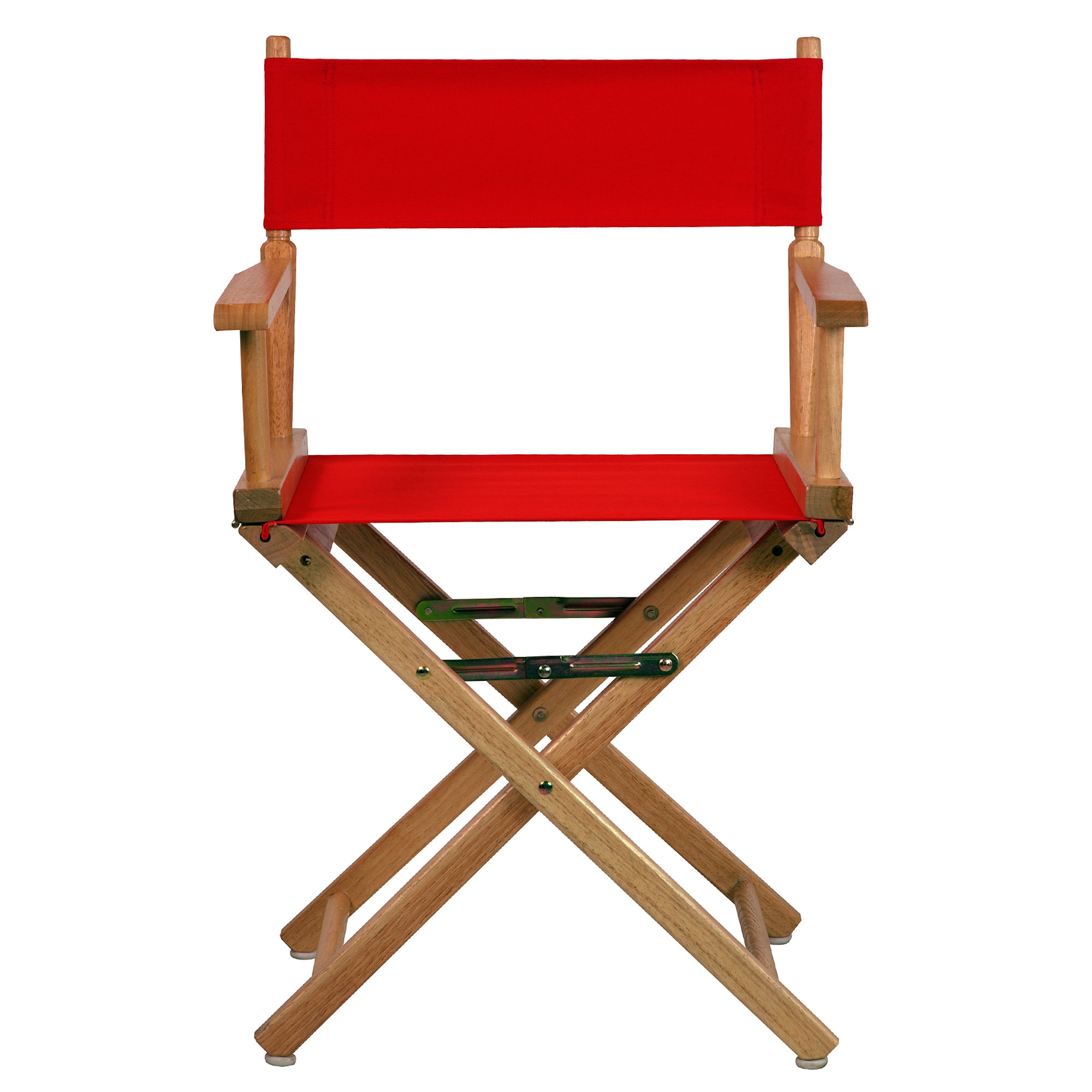 18' Director'S Chair Natural Frame-Red Canvas