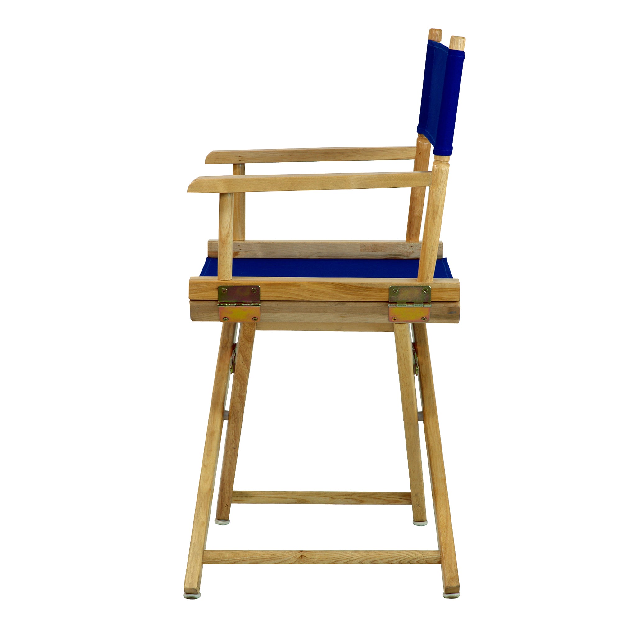18' Director'S Chair Natural Frame-Royal Blue Canvas