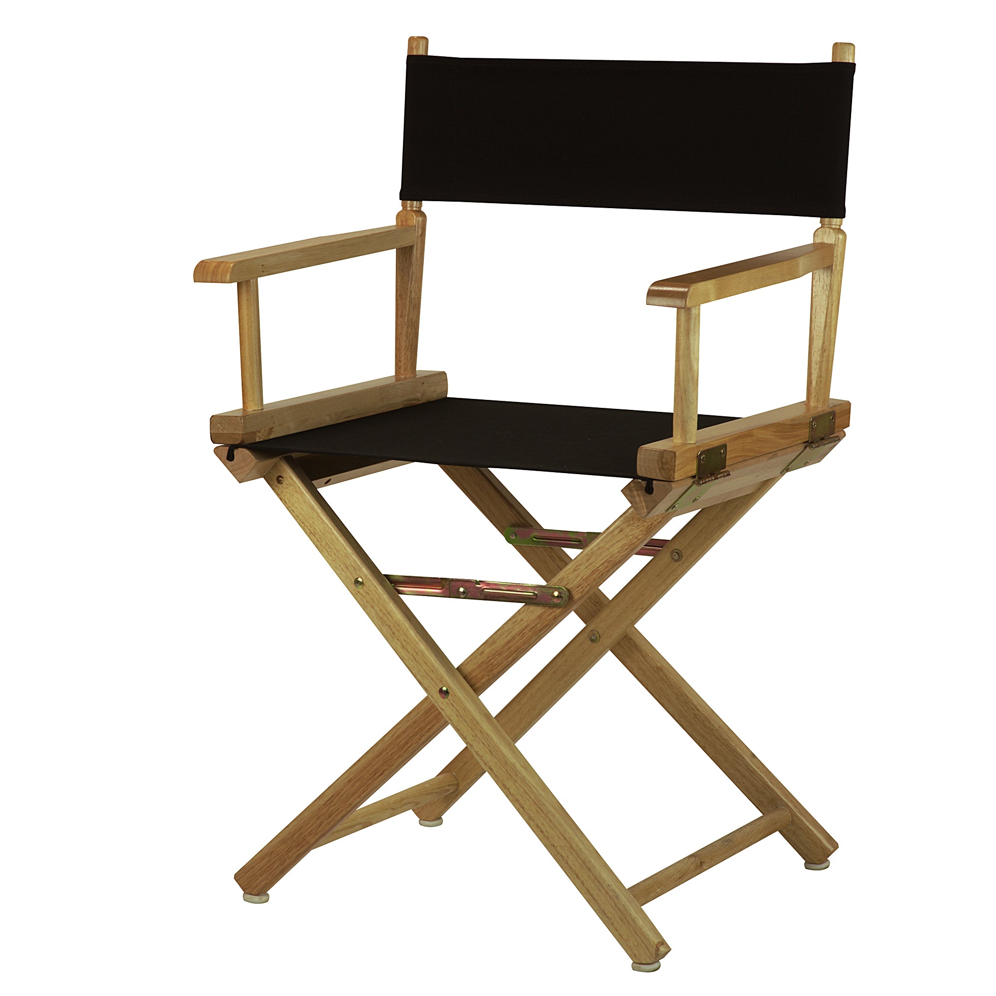 18' Director'S Chair Natural Frame-Black Canvas