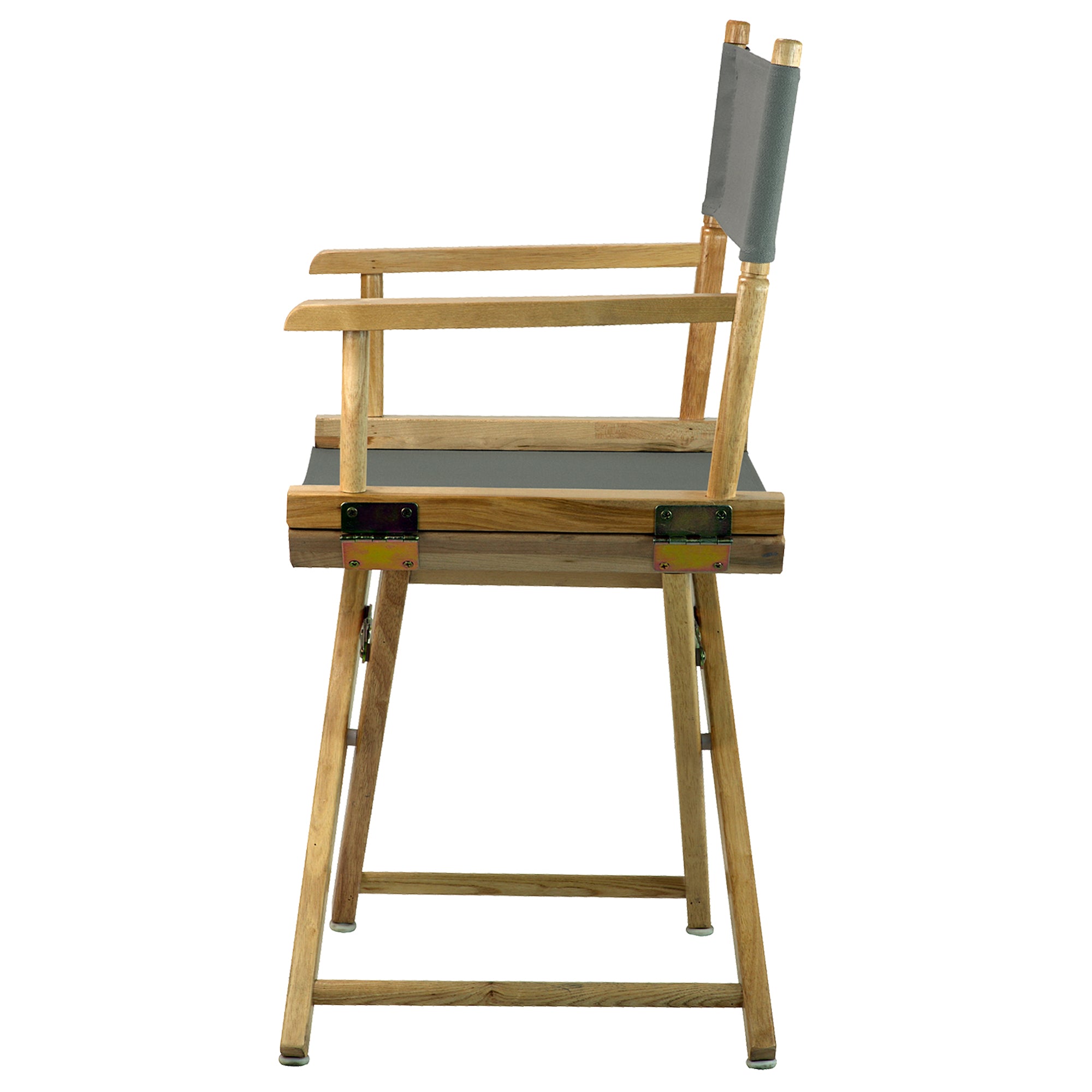 18' Director'S Chair Natural Frame-Gray Canvas