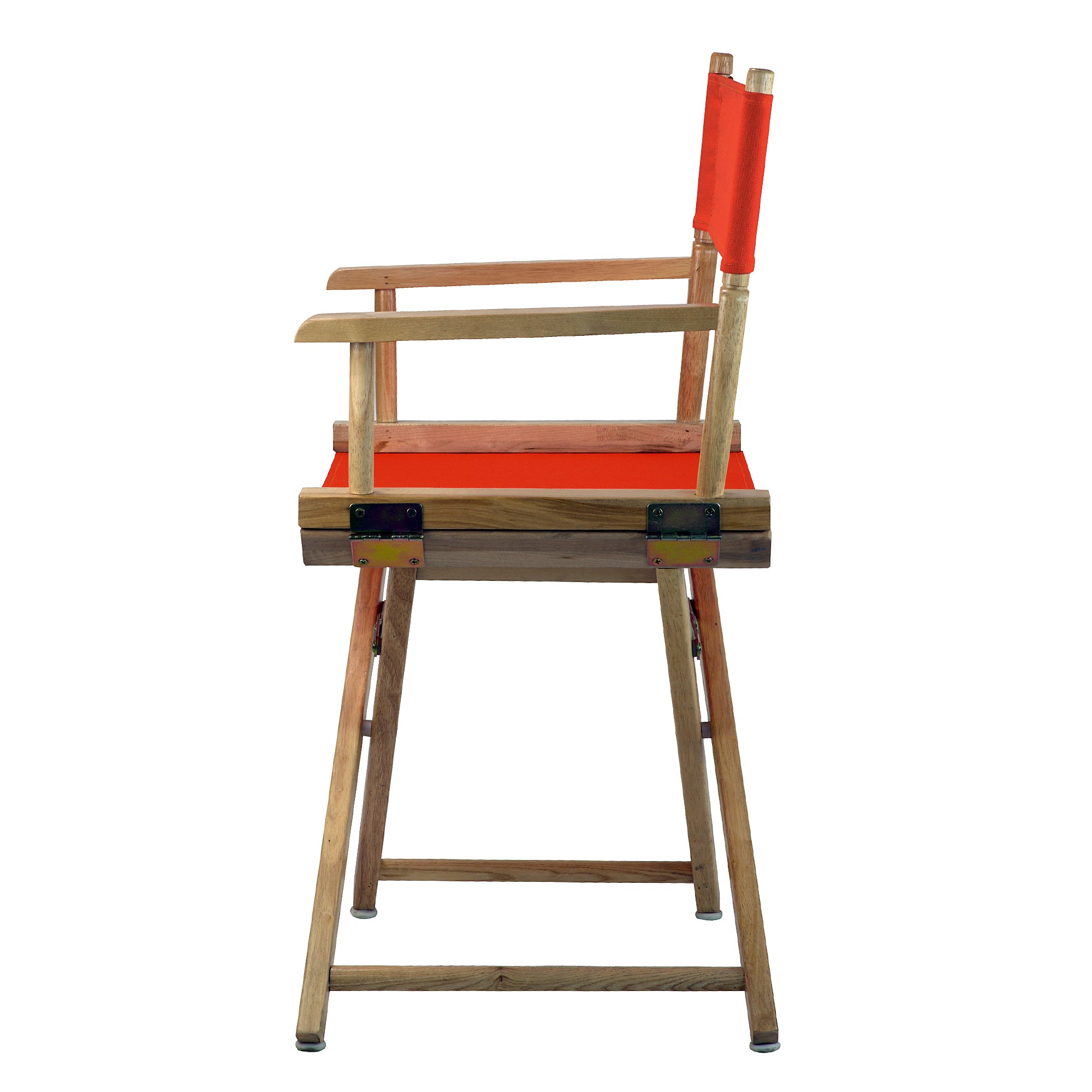 18' Director'S Chair Natural Frame-Orange Canvas