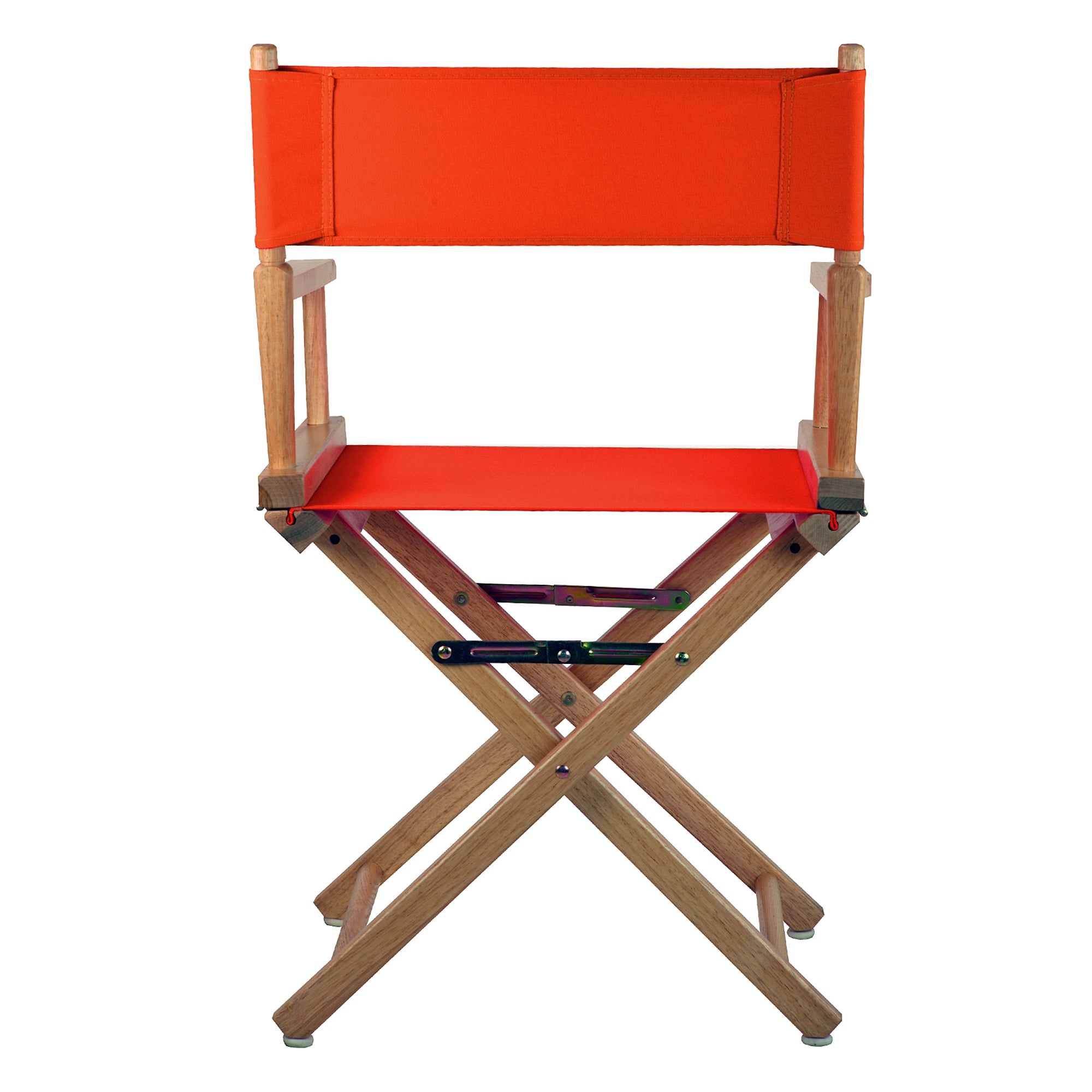 18' Director'S Chair Natural Frame-Orange Canvas