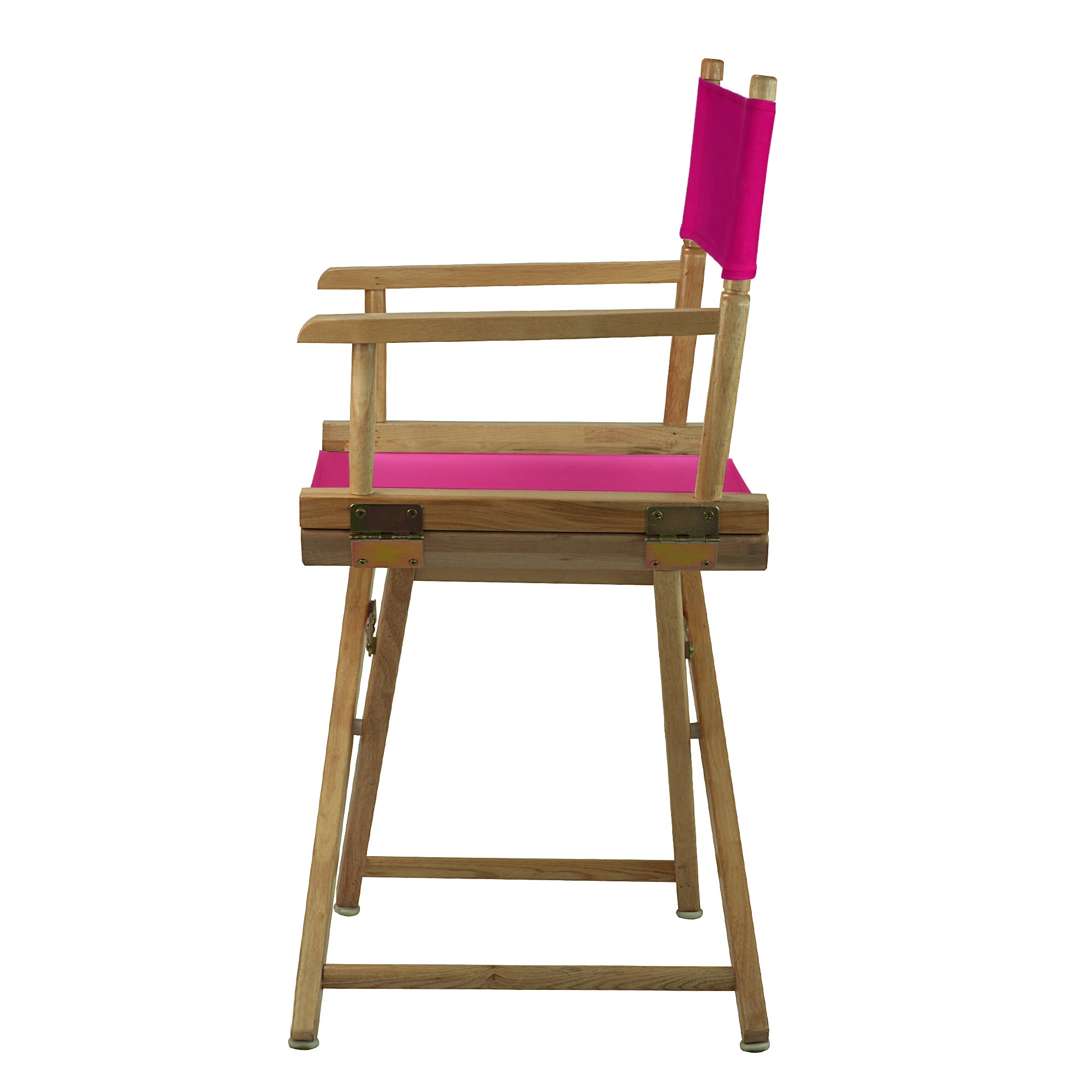 18' Director'S Chair Natural Frame-Magenta Canvas