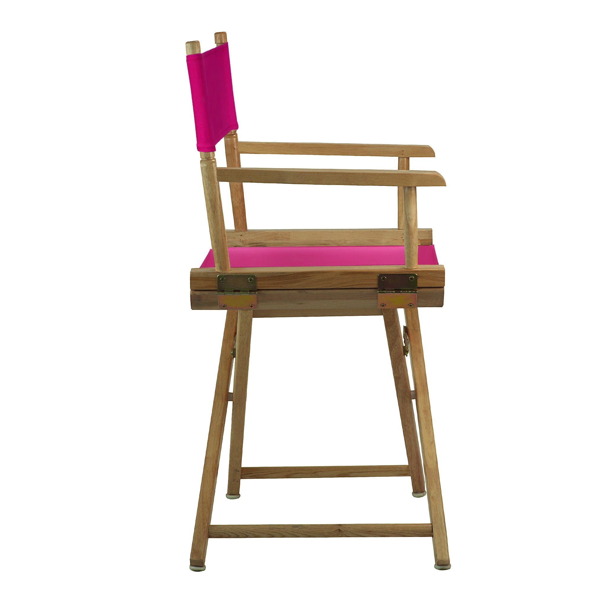 18' Director'S Chair Natural Frame-Magenta Canvas
