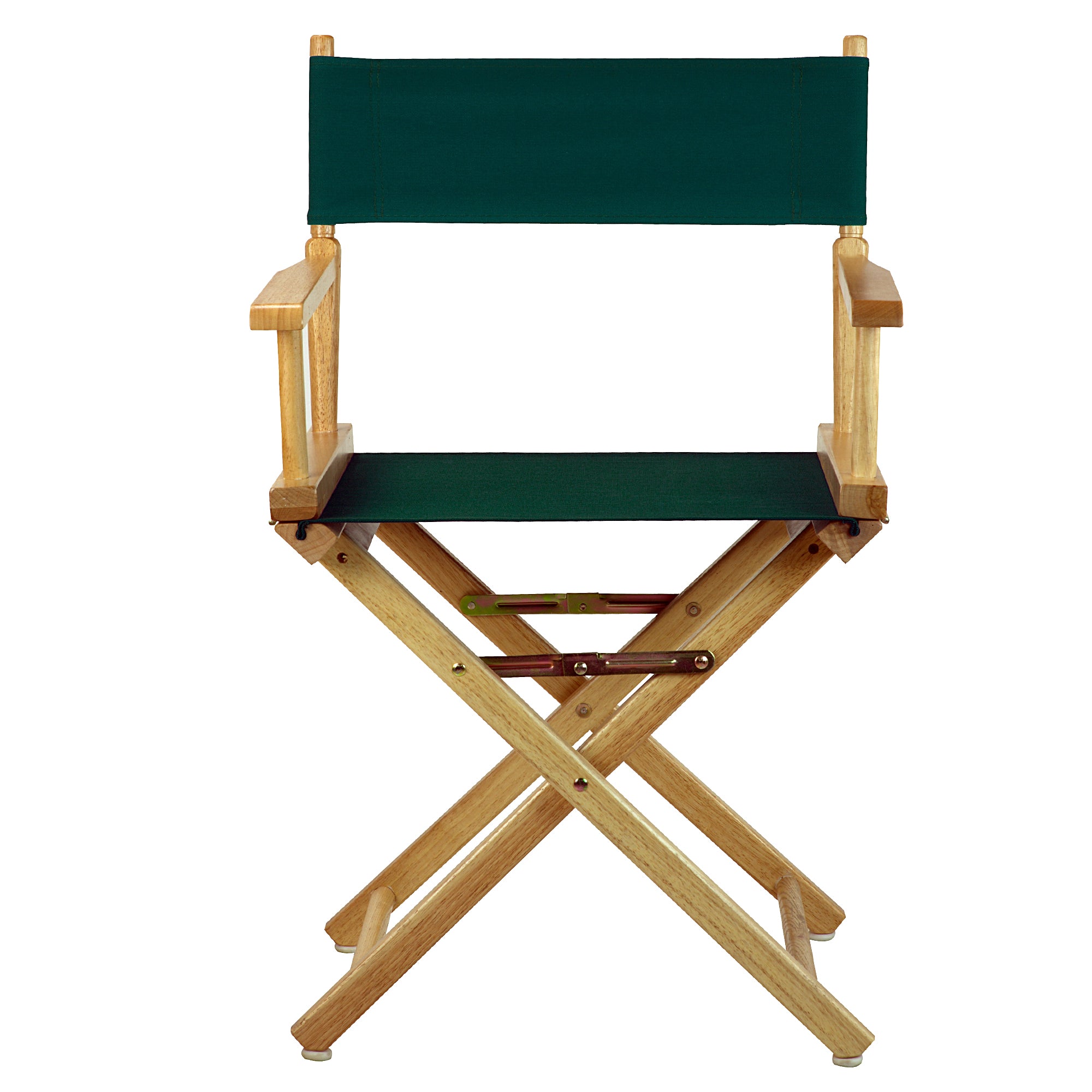 18' Director'S Chair Natural Frame-Hunter Green Canvas