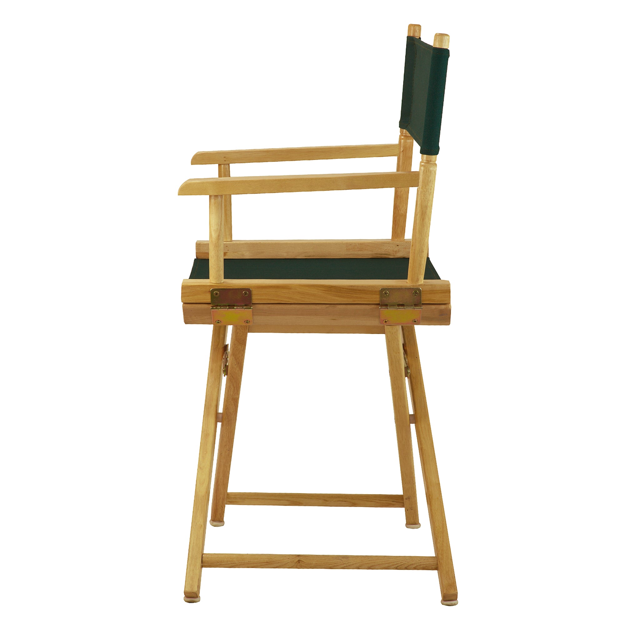 18' Director'S Chair Natural Frame-Hunter Green Canvas