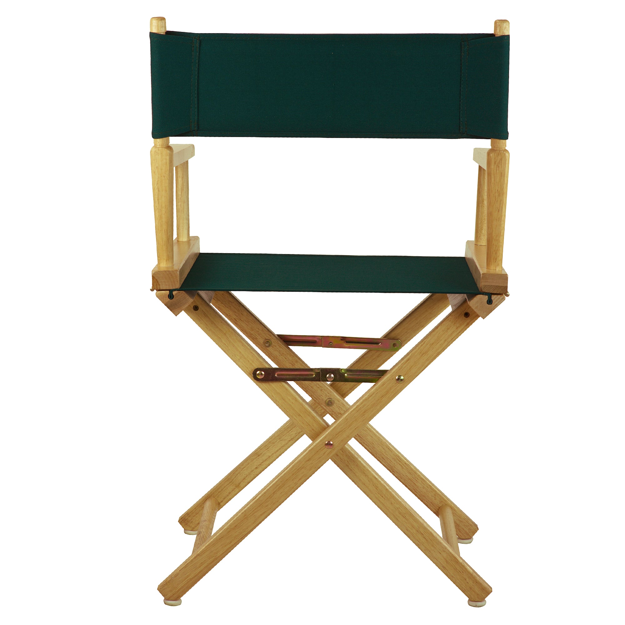18' Director'S Chair Natural Frame-Hunter Green Canvas
