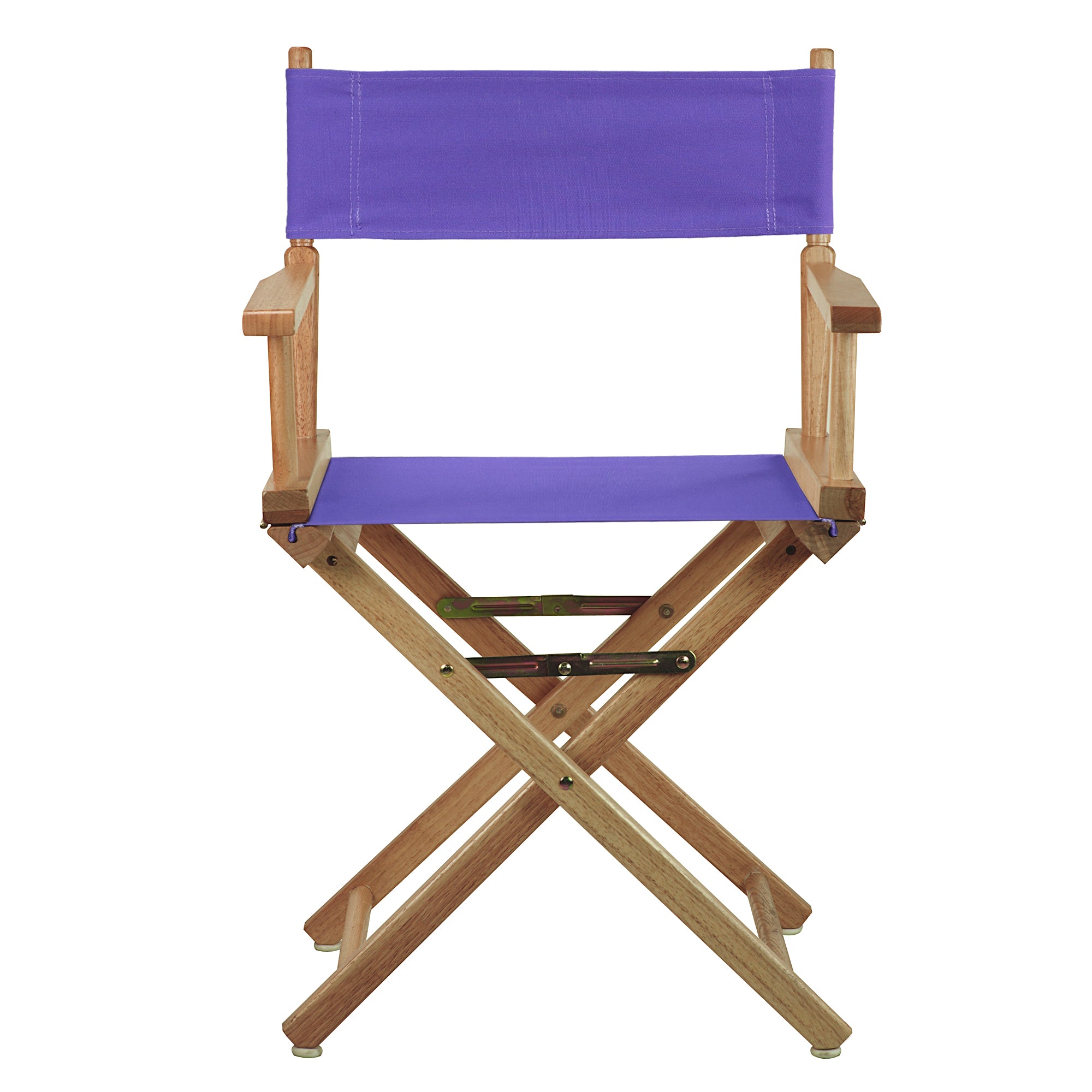 18' Director'S Chair Natural Frame-Purple Canvas