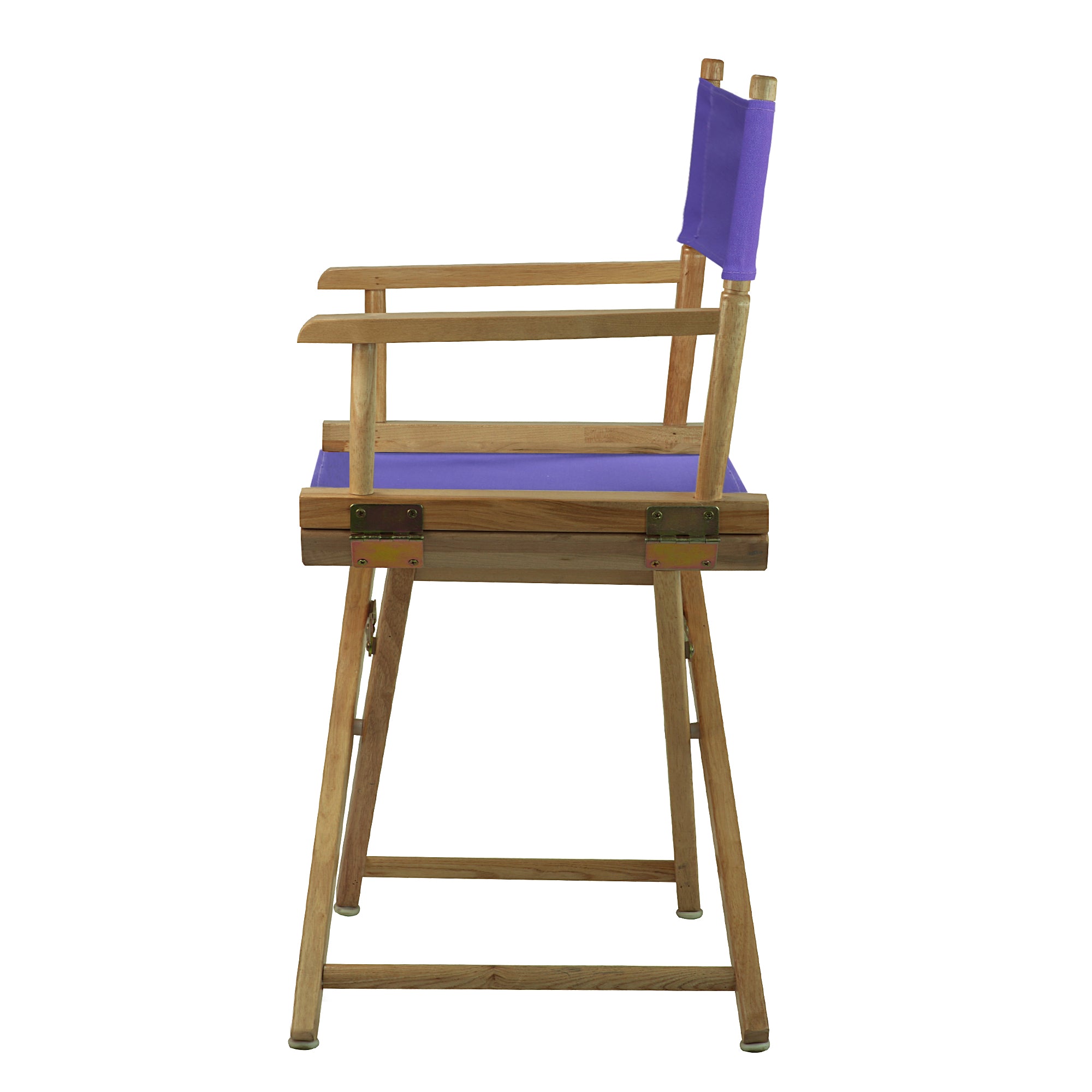 18' Director'S Chair Natural Frame-Purple Canvas