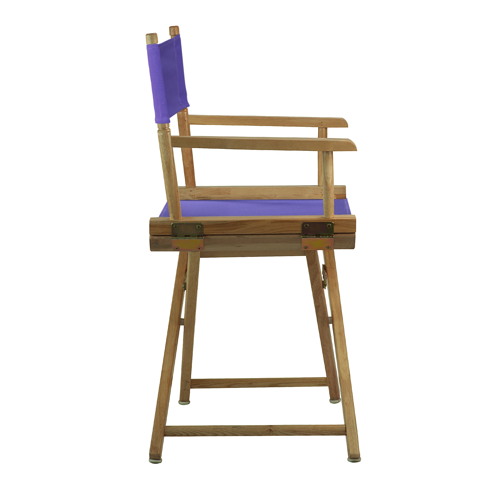 18' Director'S Chair Natural Frame-Purple Canvas