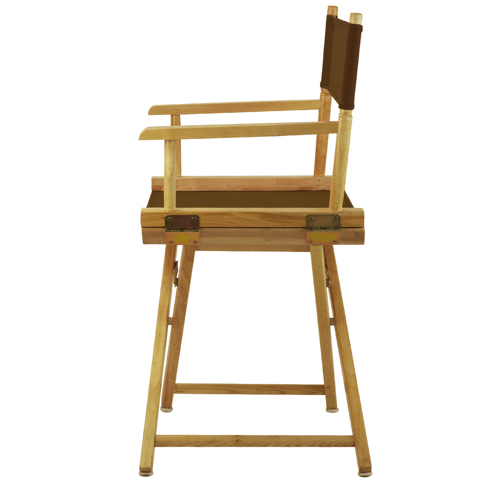 18' Director'S Chair Natural Frame-Brown Canvas