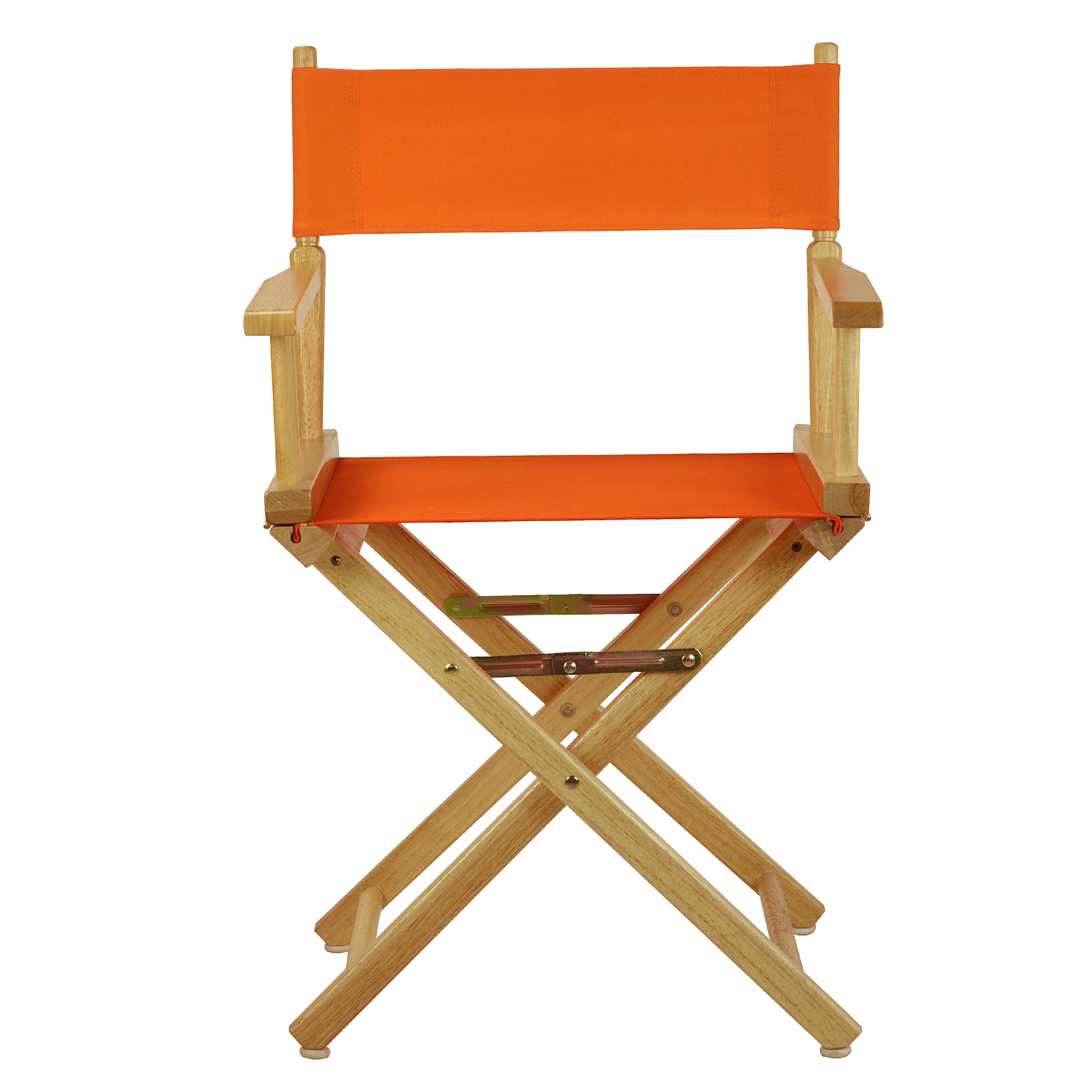 18' Director'S Chair Natural Frame-Tangerine Canvas