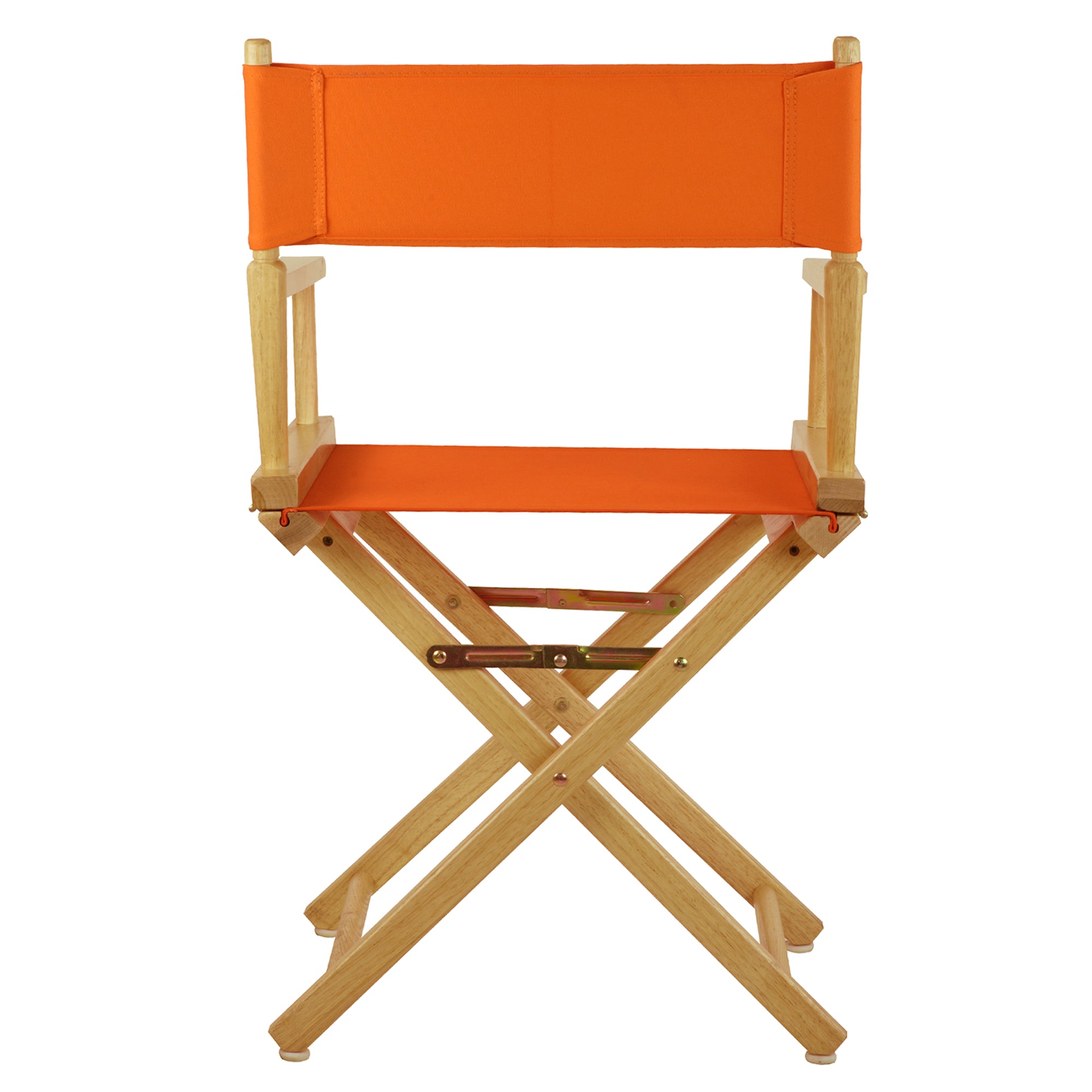 18' Director'S Chair Natural Frame-Tangerine Canvas