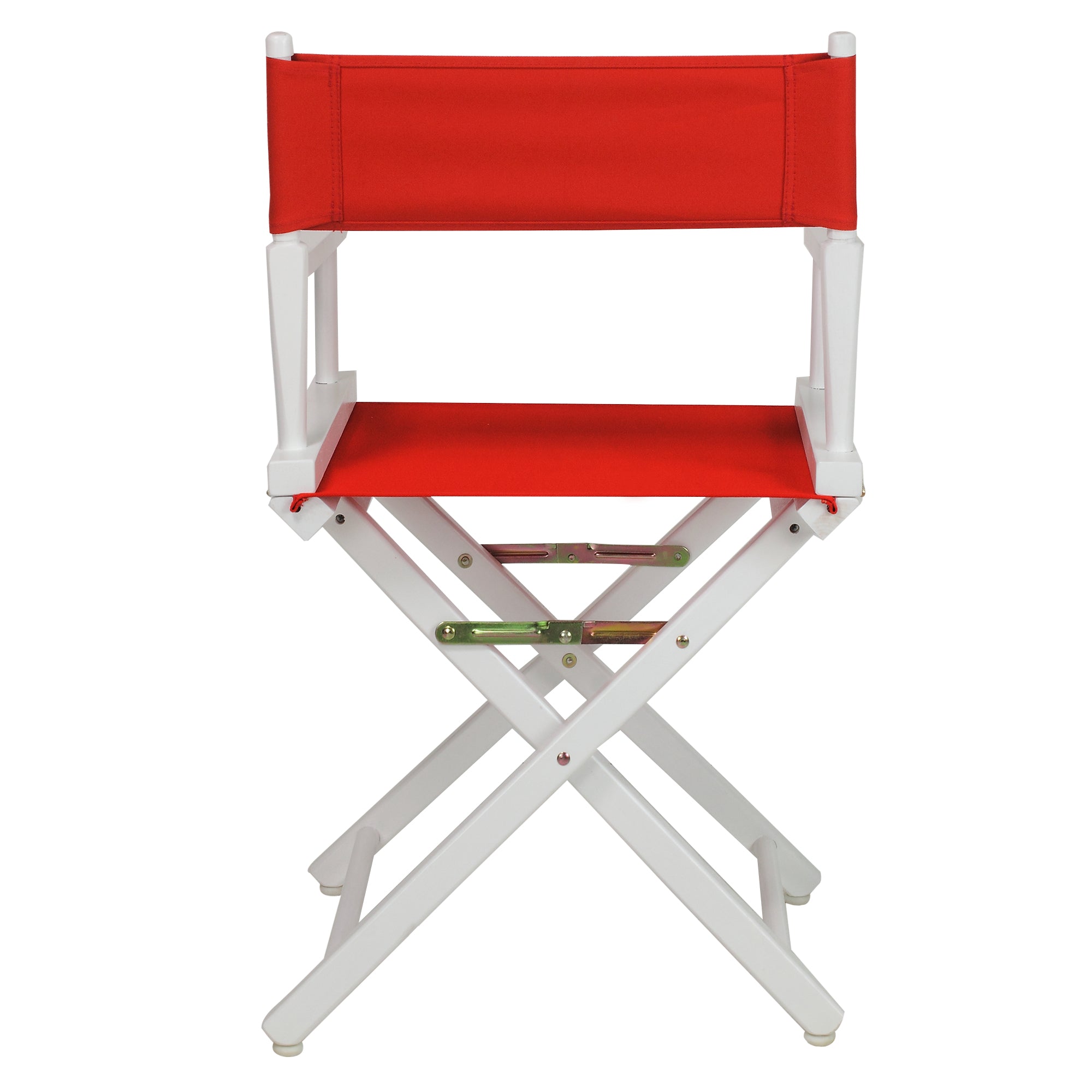 18' Director'S Chair White Frame-Red Canvas