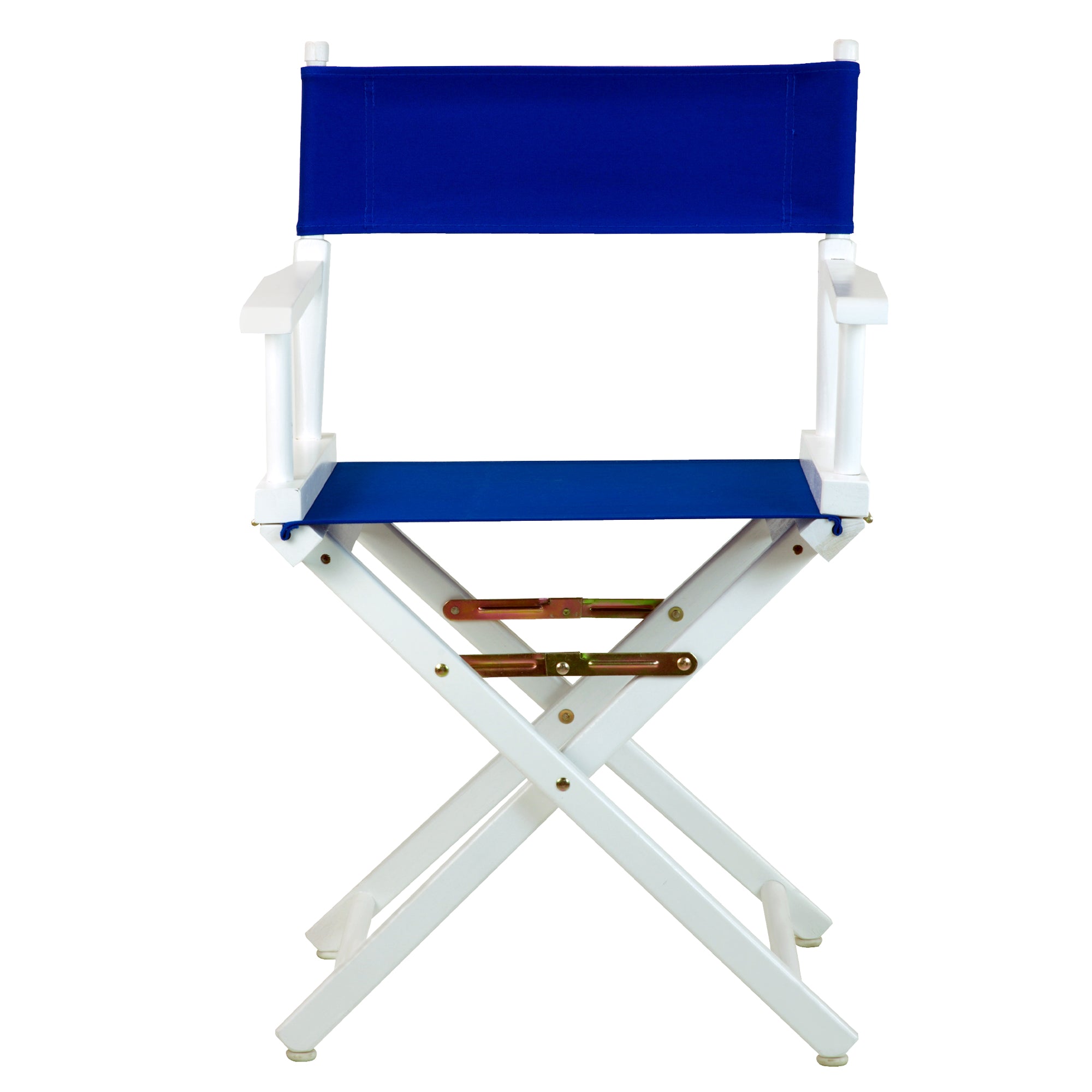 18' Director'S Chair White Frame-Royal Blue Canvas