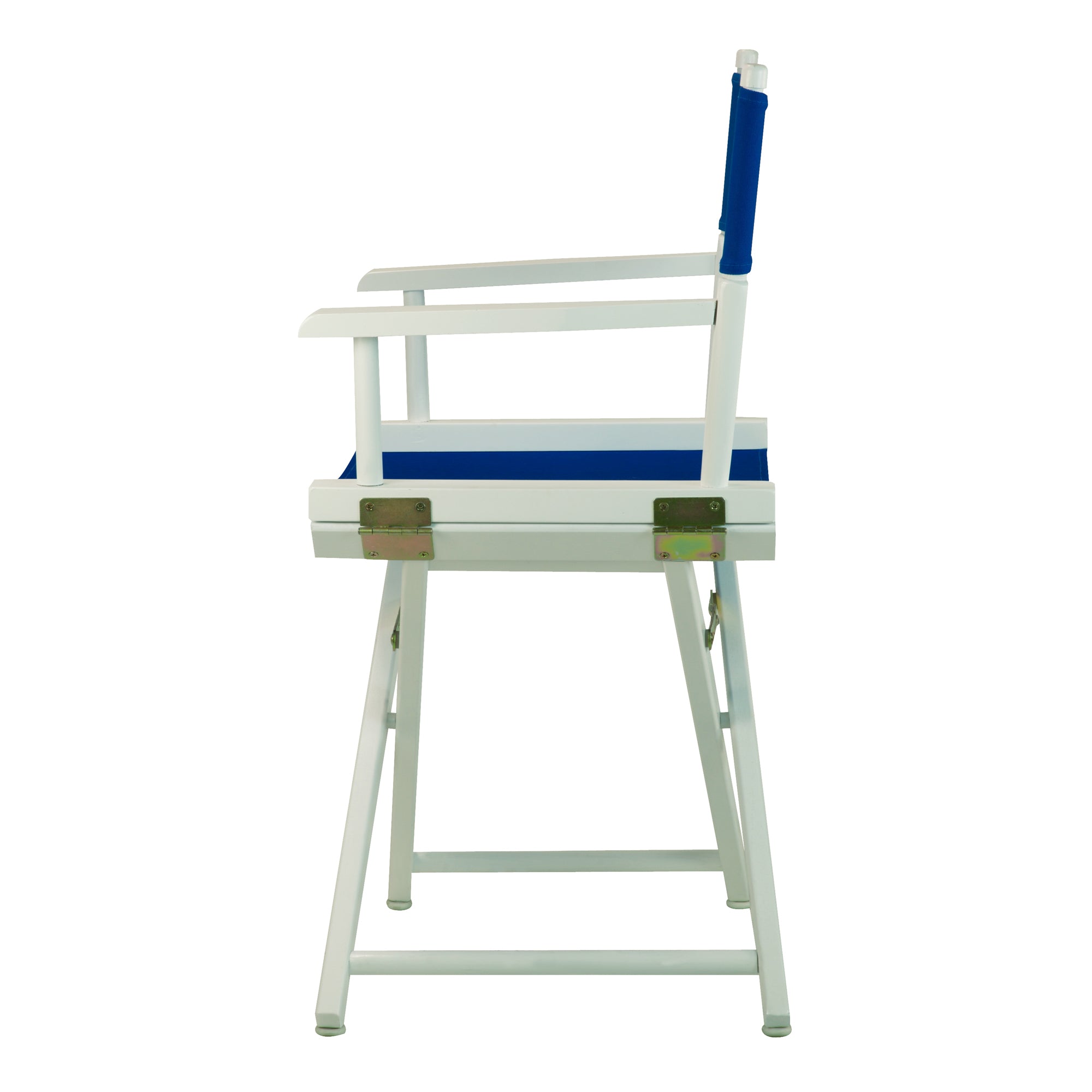 18' Director'S Chair White Frame-Royal Blue Canvas