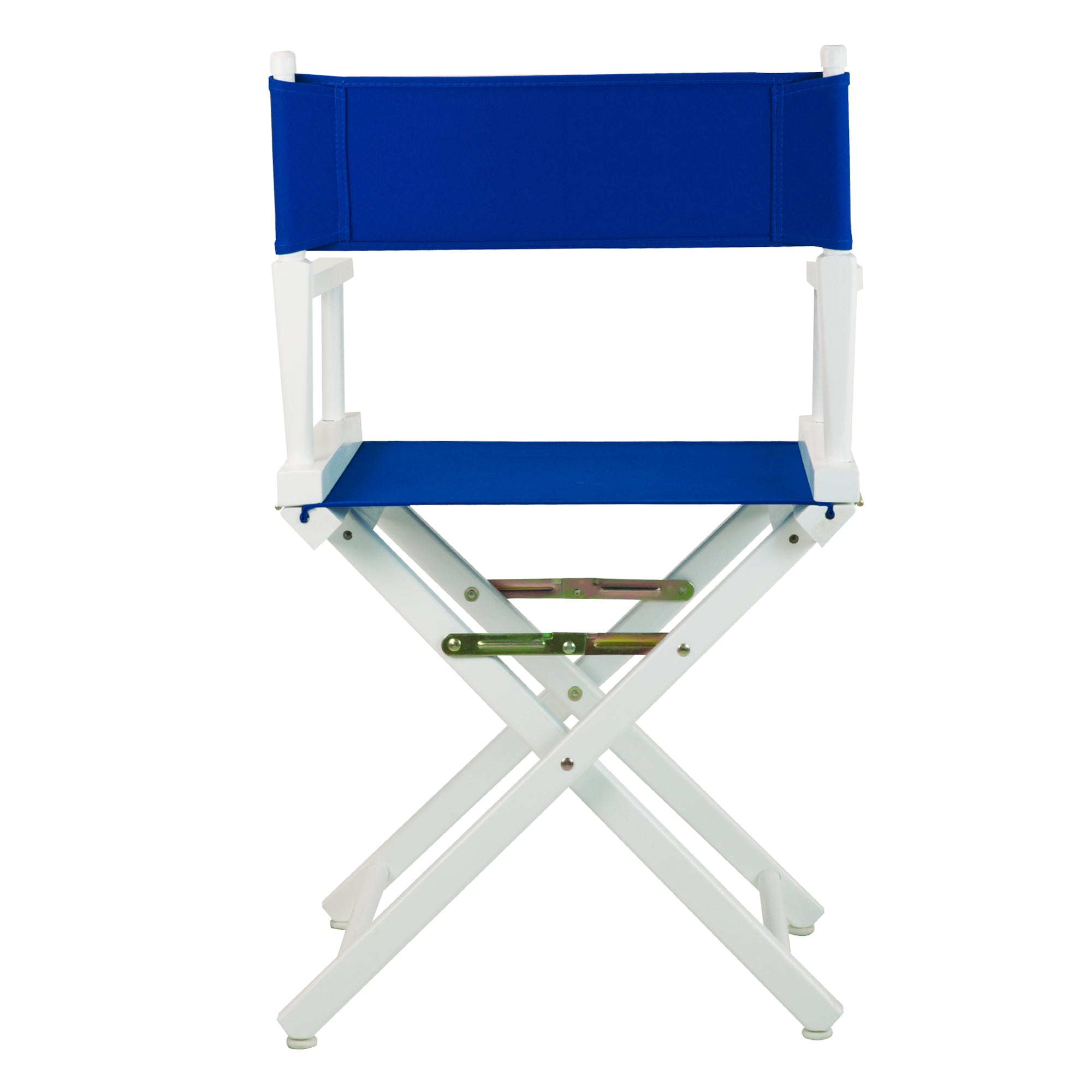 18' Director'S Chair White Frame-Royal Blue Canvas