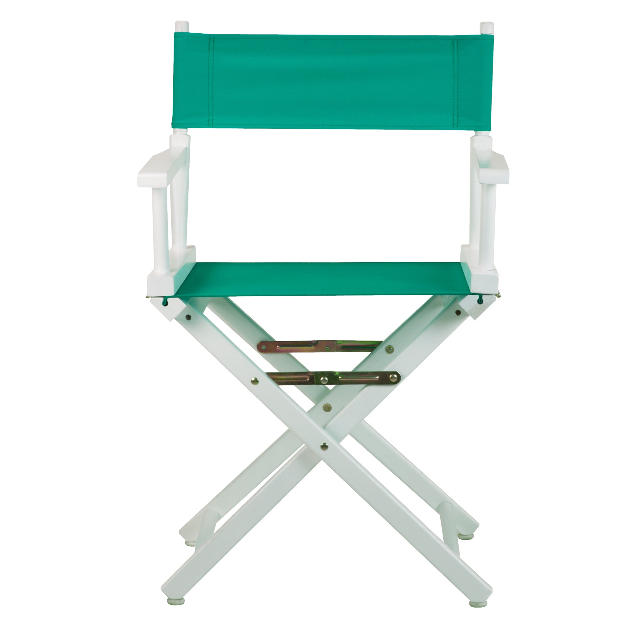 18' Director'S Chair White Frame-Teal Canvas