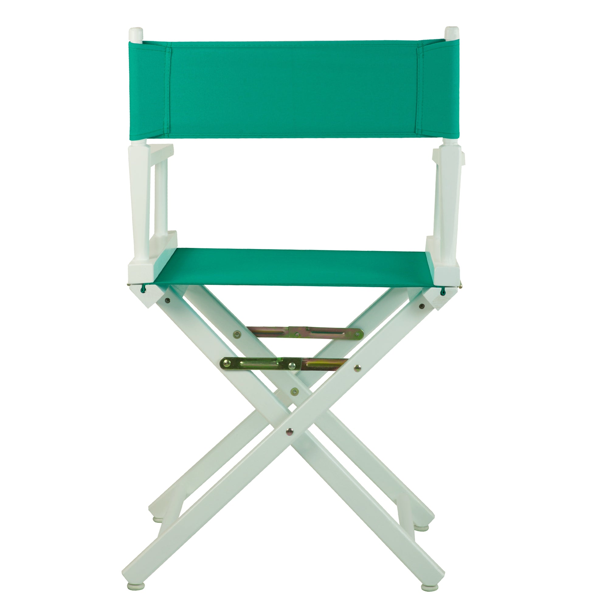 18' Director'S Chair White Frame-Teal Canvas