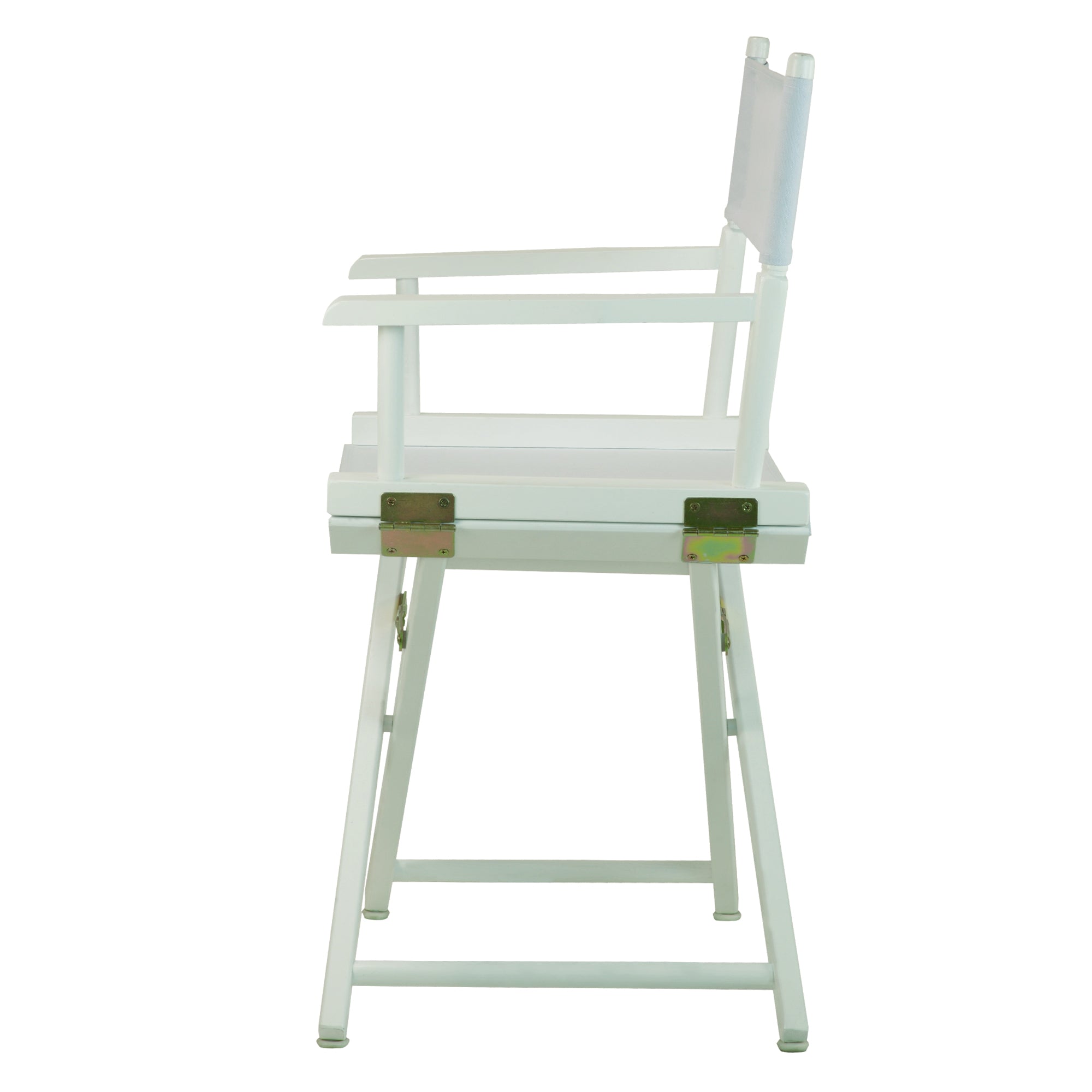 18' Director'S Chair White Frame-White Canvas
