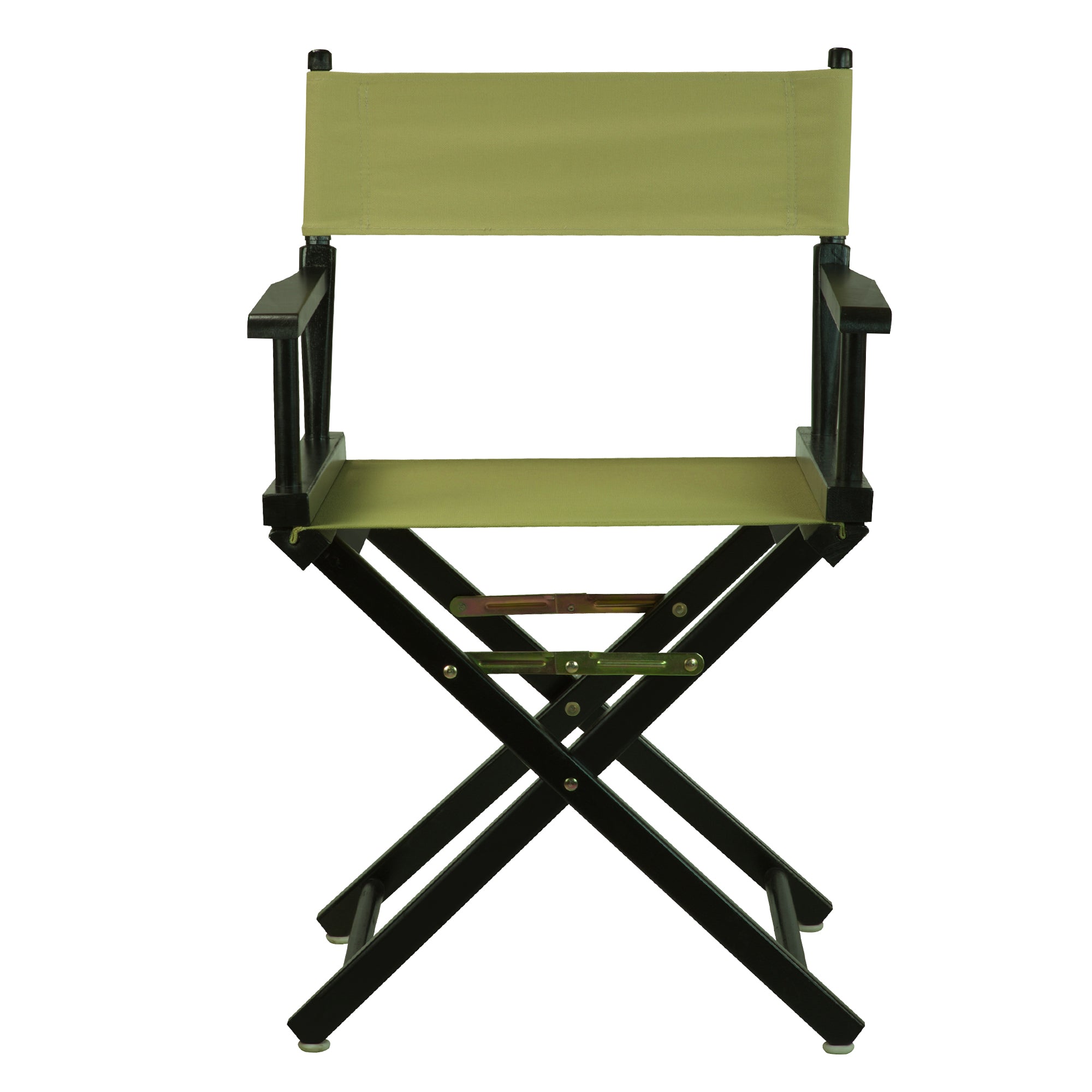18' Director'S Chair Black Frame-Olive Canvas